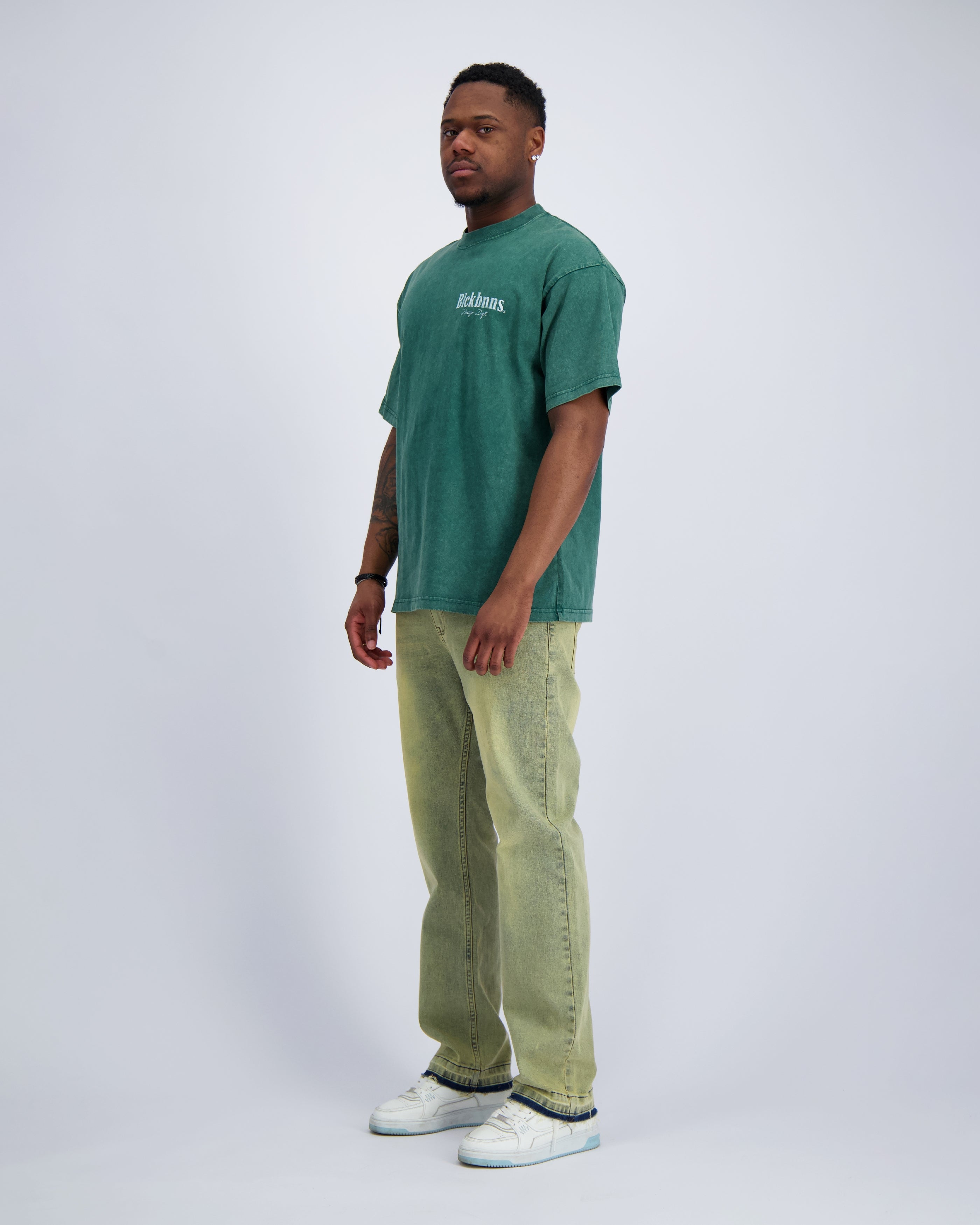 BRUSH T-SHIRT | Dunkelgrün