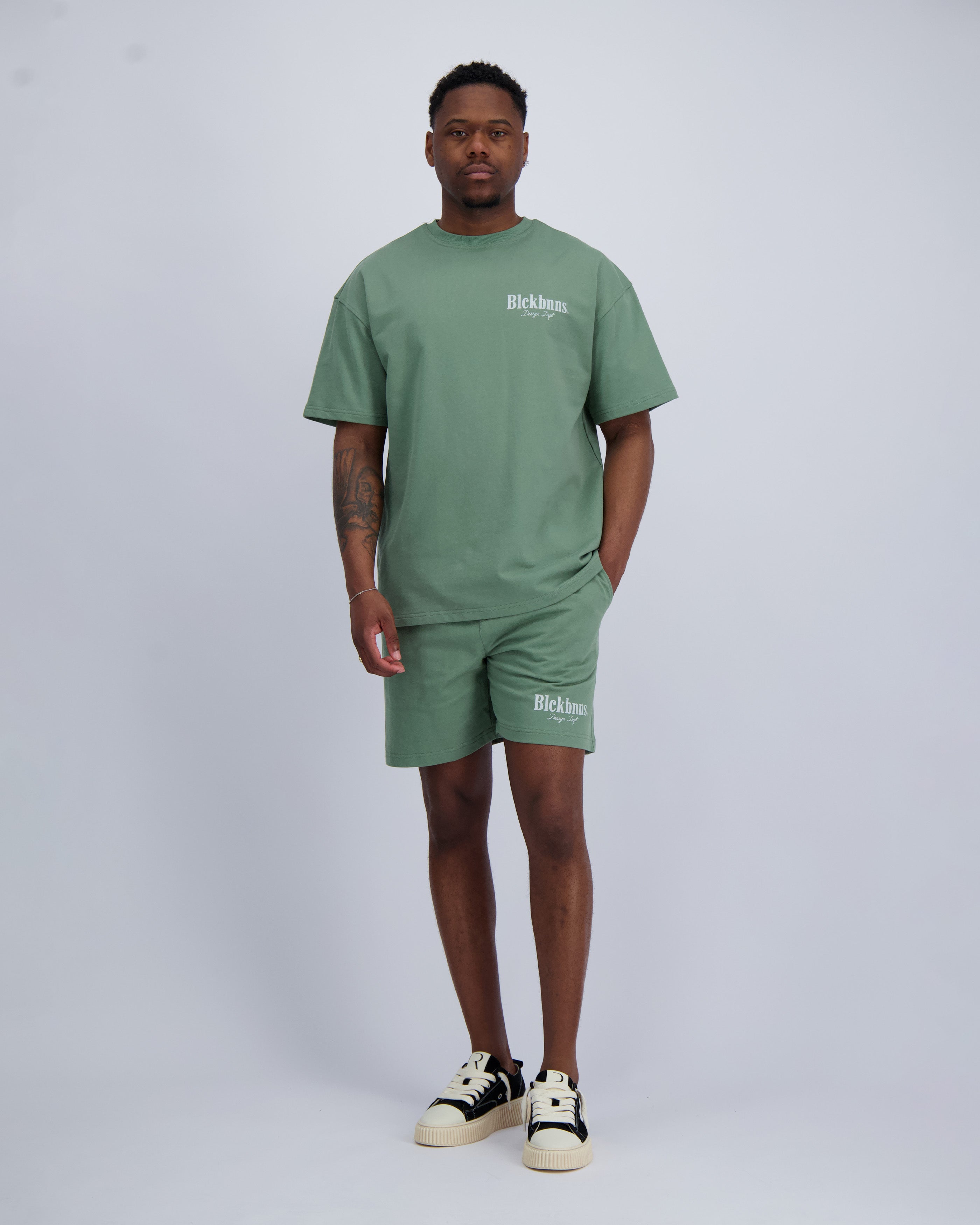 BRUSH TWINSET | Olijf