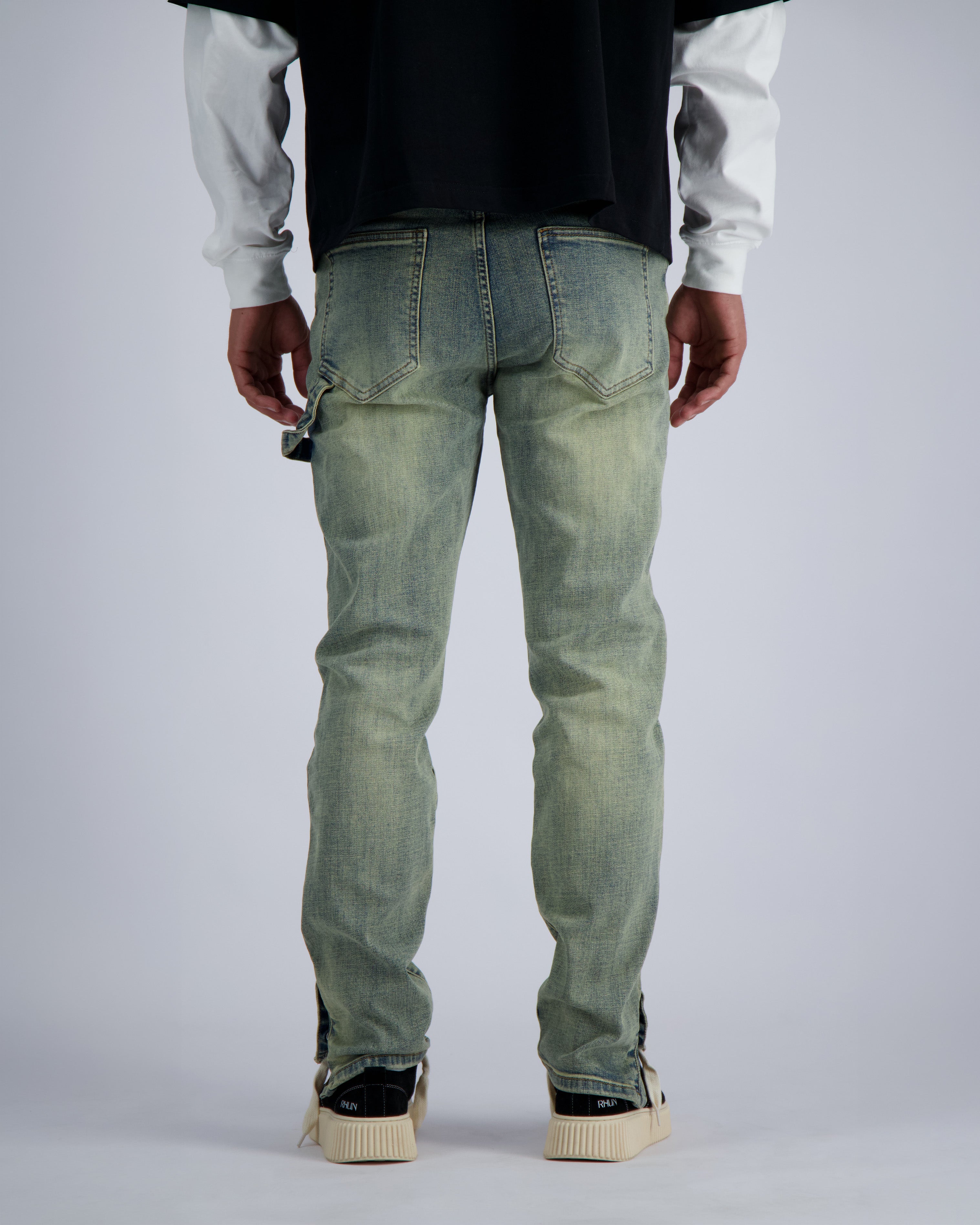 DENIM MET KNOPPEN | Blauw