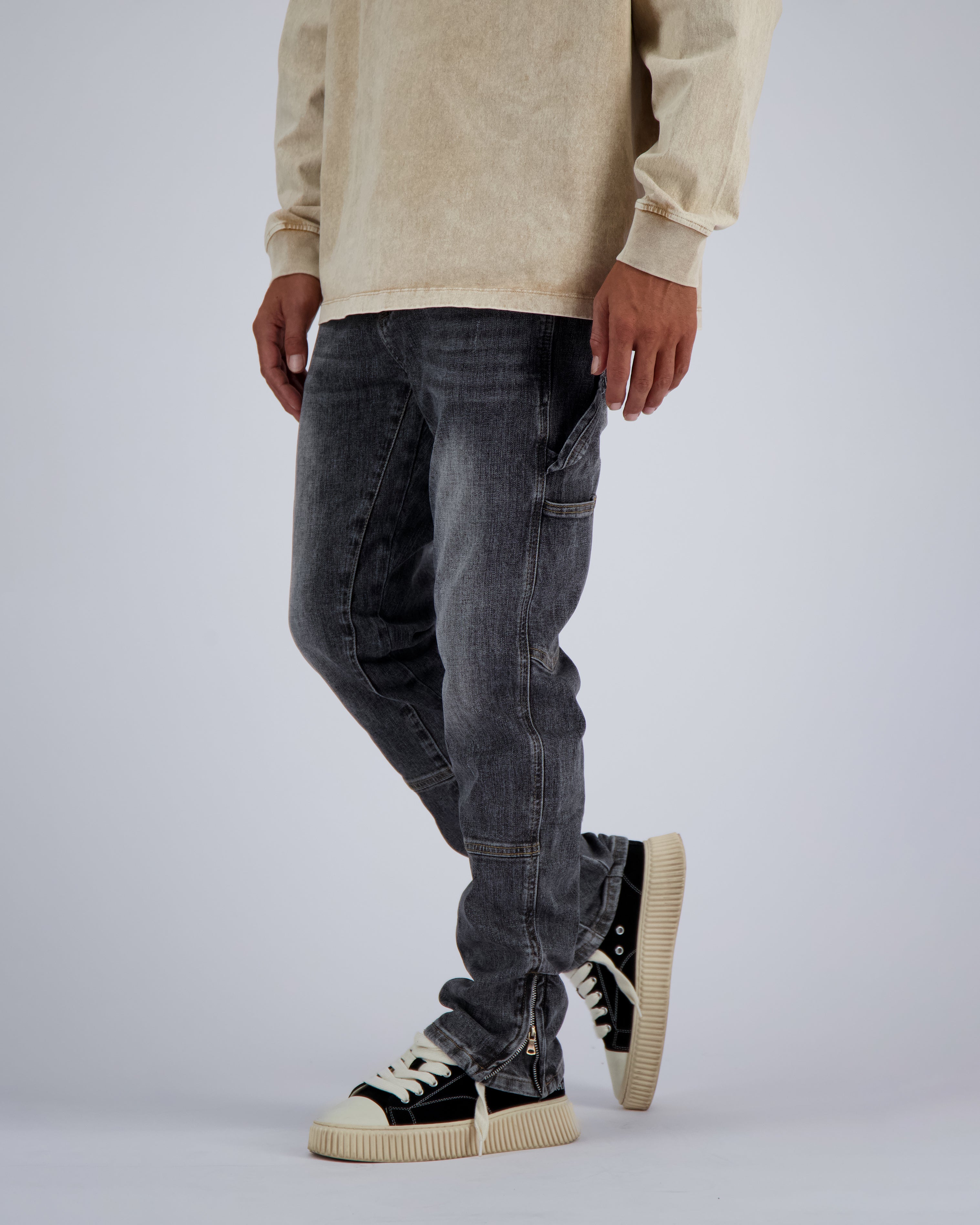 V2 WORKER DENIM | Grey
