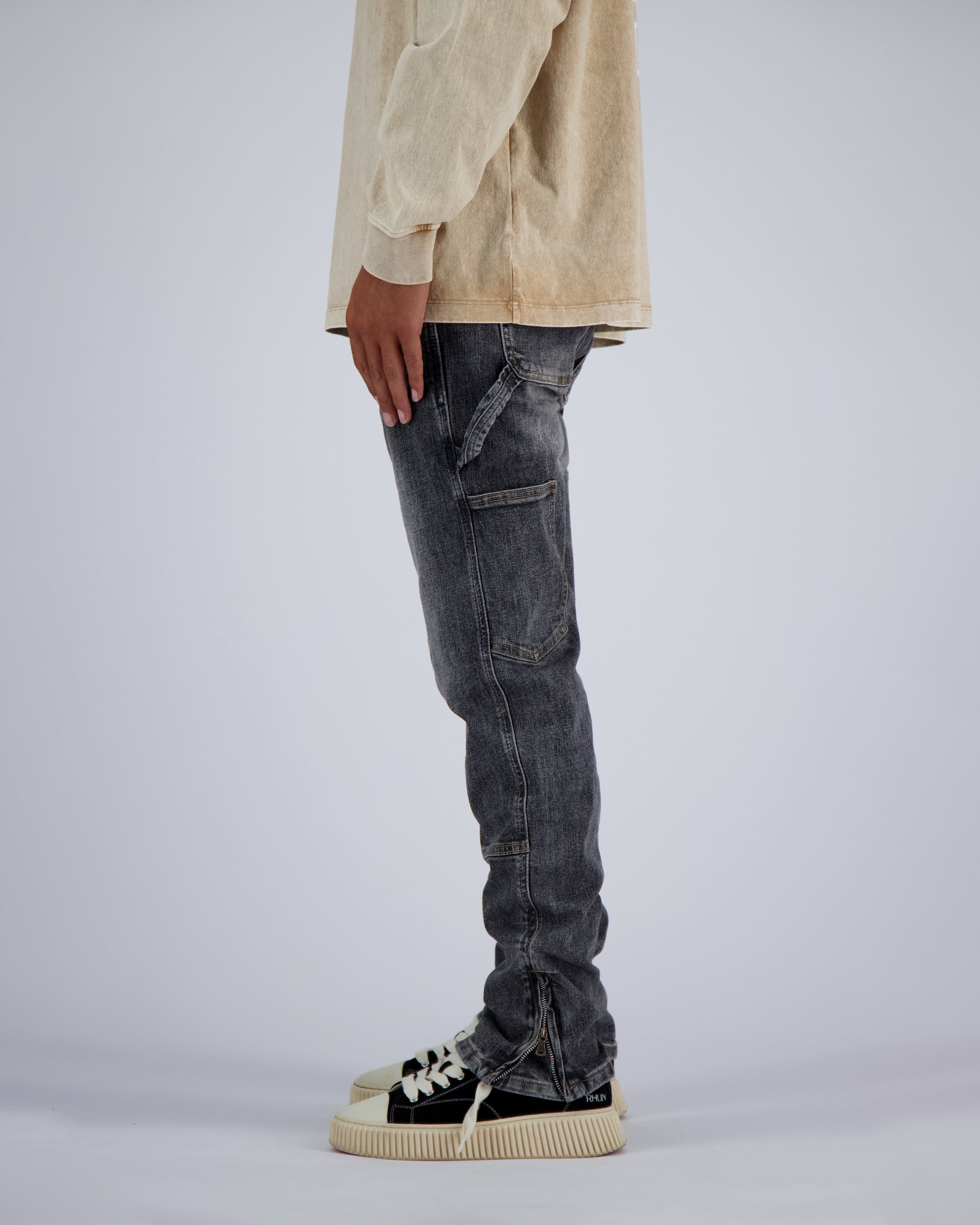 V2 WORKER DENIM | Grey