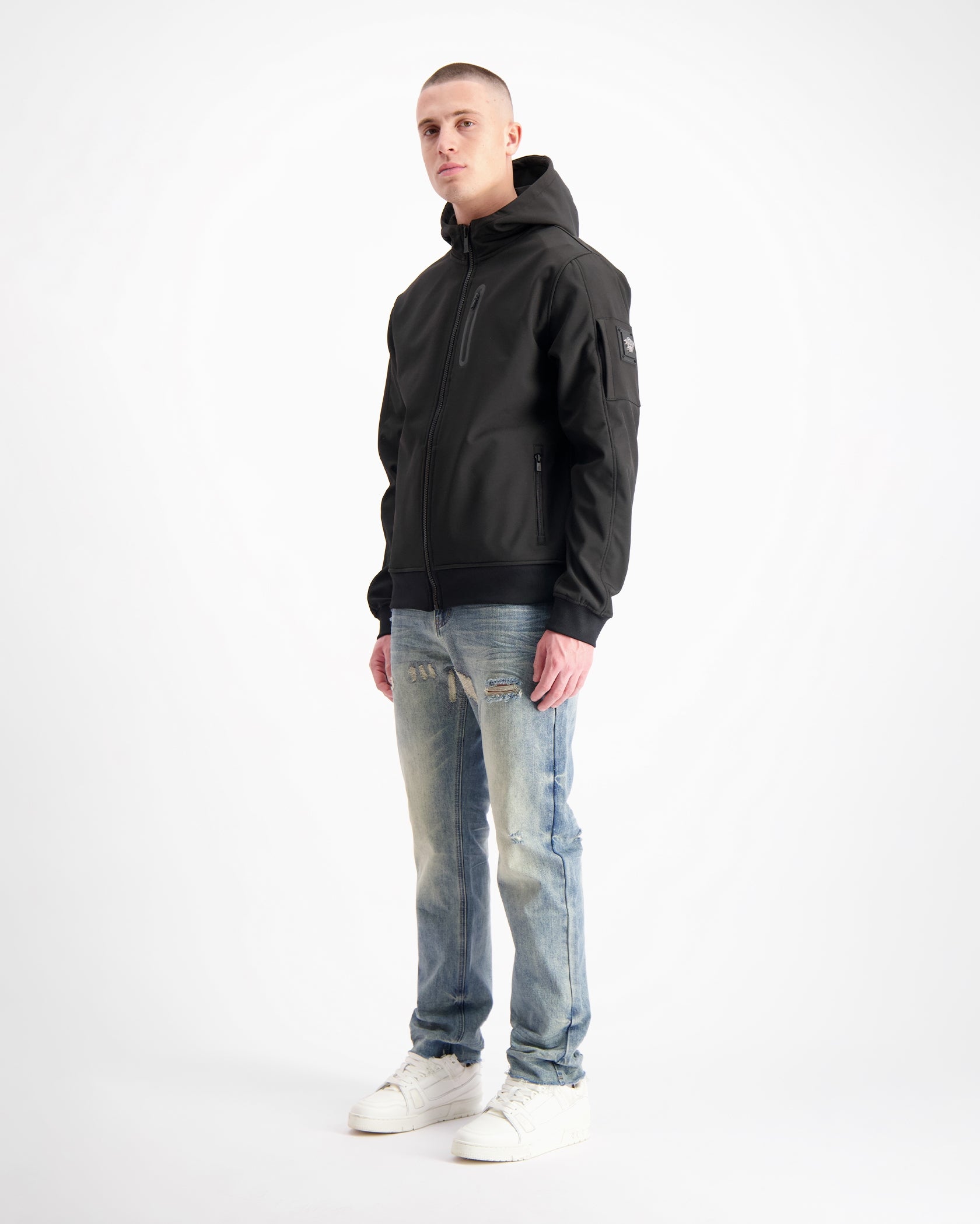 CRONOS SOFT SHELL JACKET （BLACK） Men's MAXSON Softshell Jacket | PCNA
