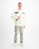 DESERT RACE VARSITY JACKET | Beige