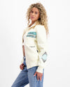 DESERT RACE VARSITY JACKET | Beige