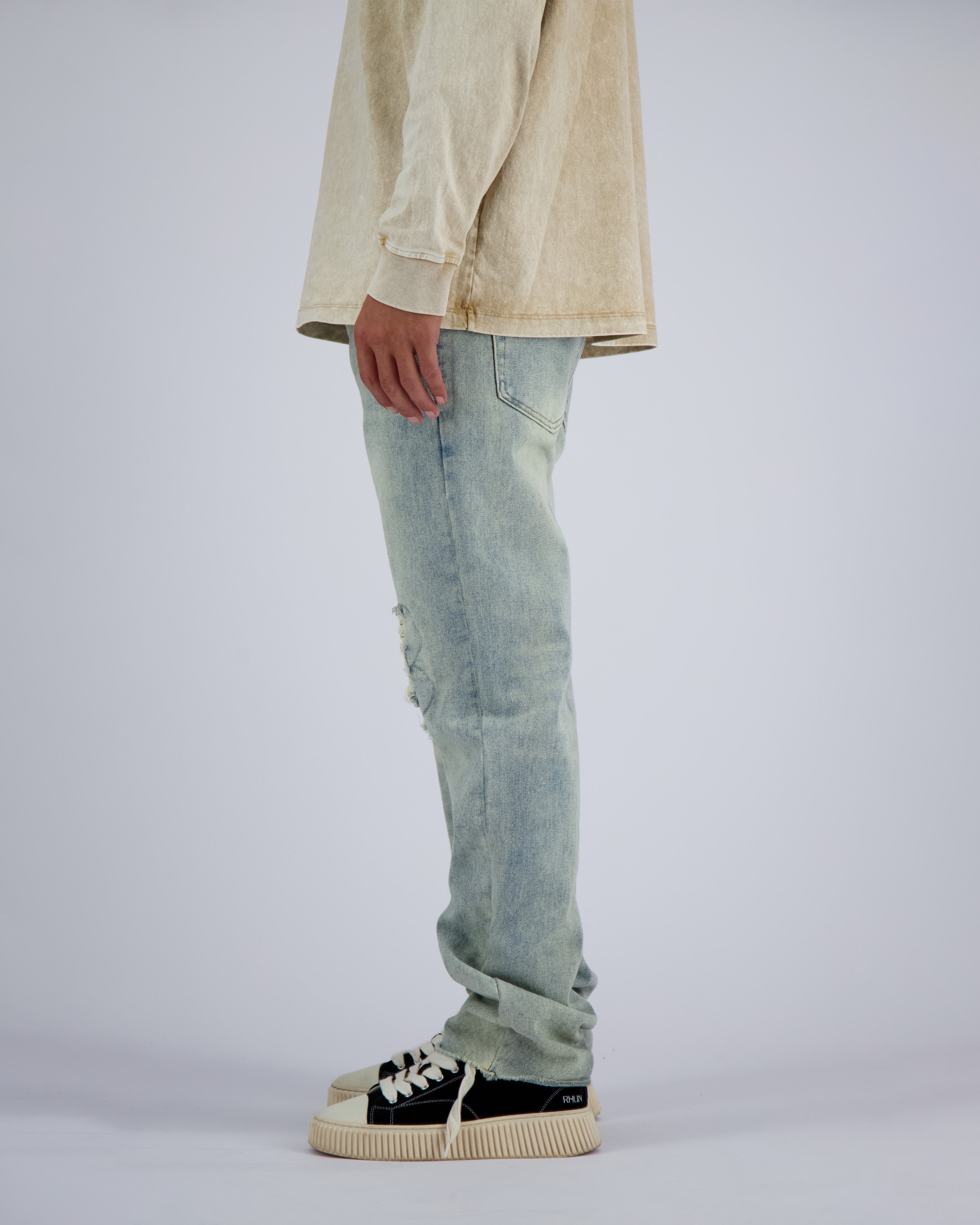 DISTRESSED DENIM | Blue