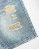 DISTRESSED DENIM SHORTS | Light Blue