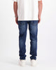 FADED SLIM DENIM | Dark Blue