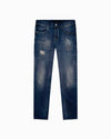 FADED SLIM DENIM | Dark Blue