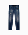 FADED SLIM DENIM | Dark Blue