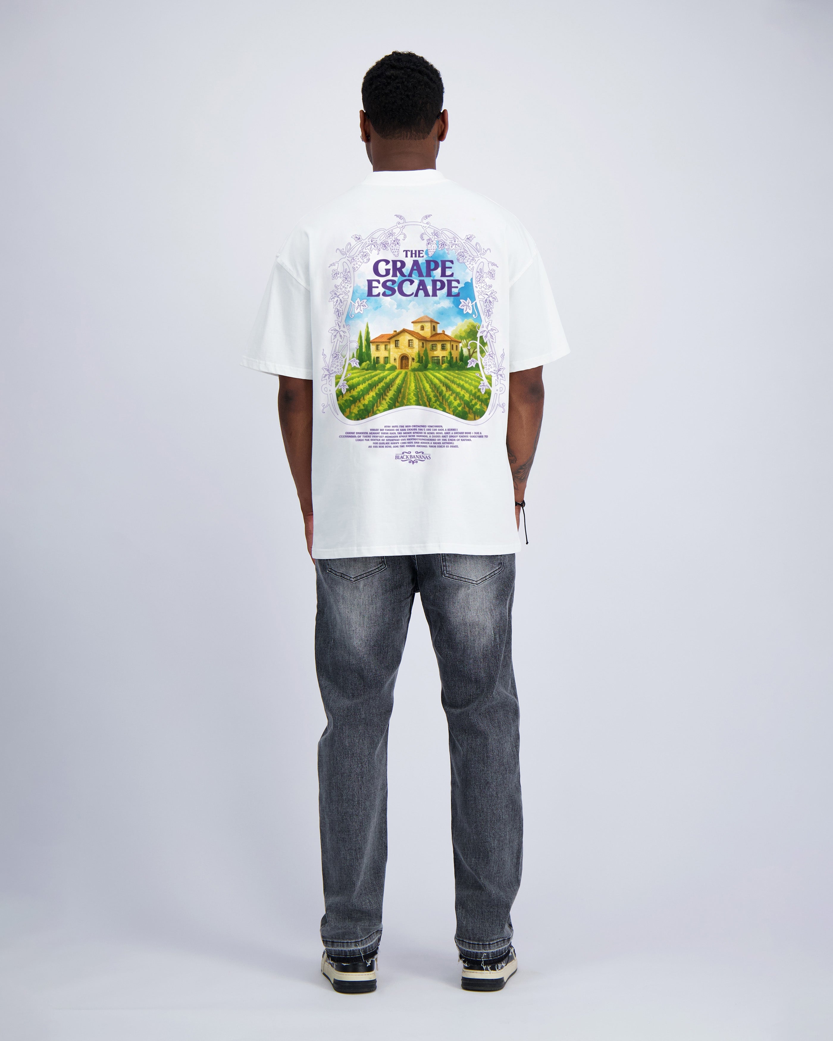 GRAPE ESCAPE t-shirt  Wit