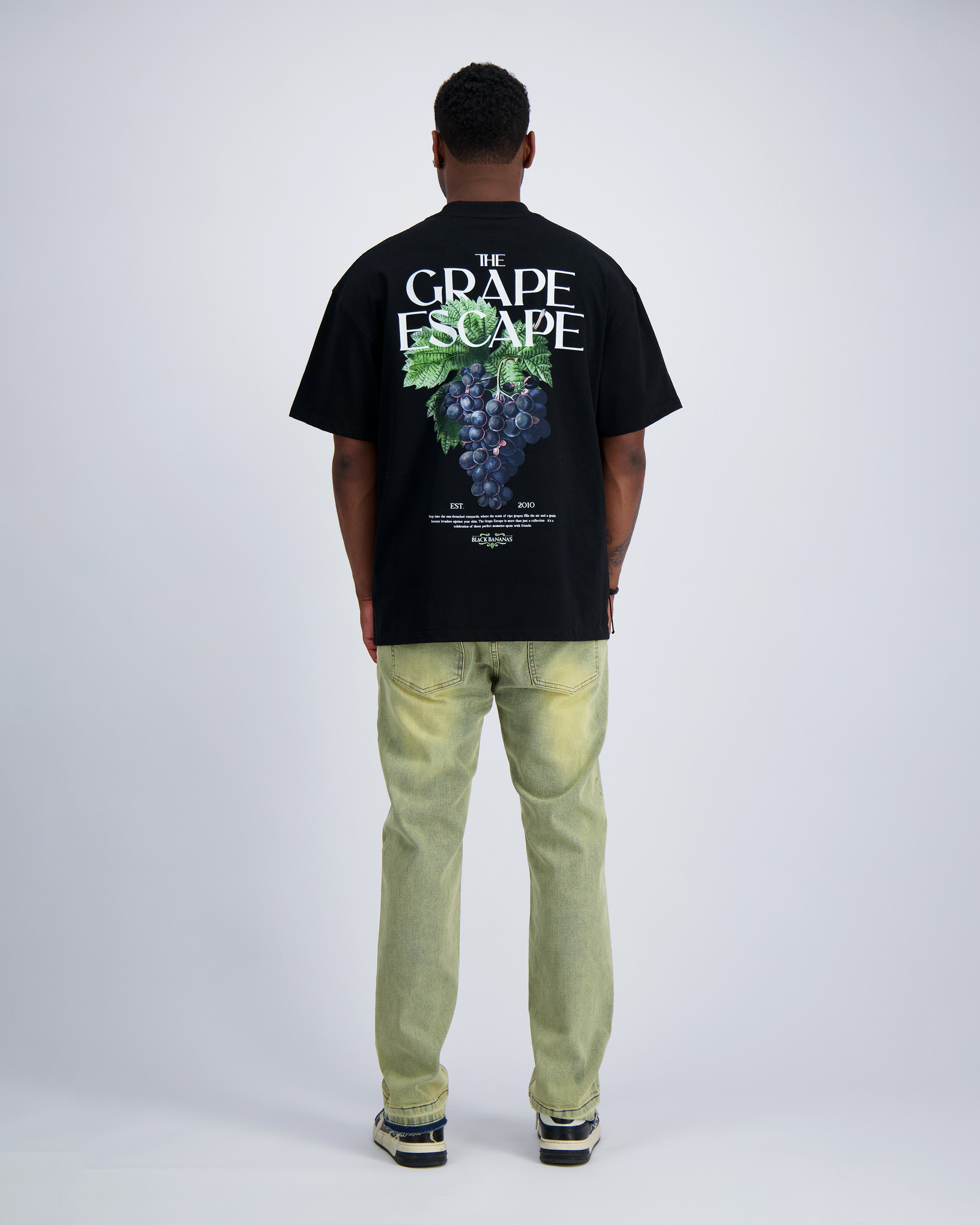 GRAPE t-shirt  Zwart