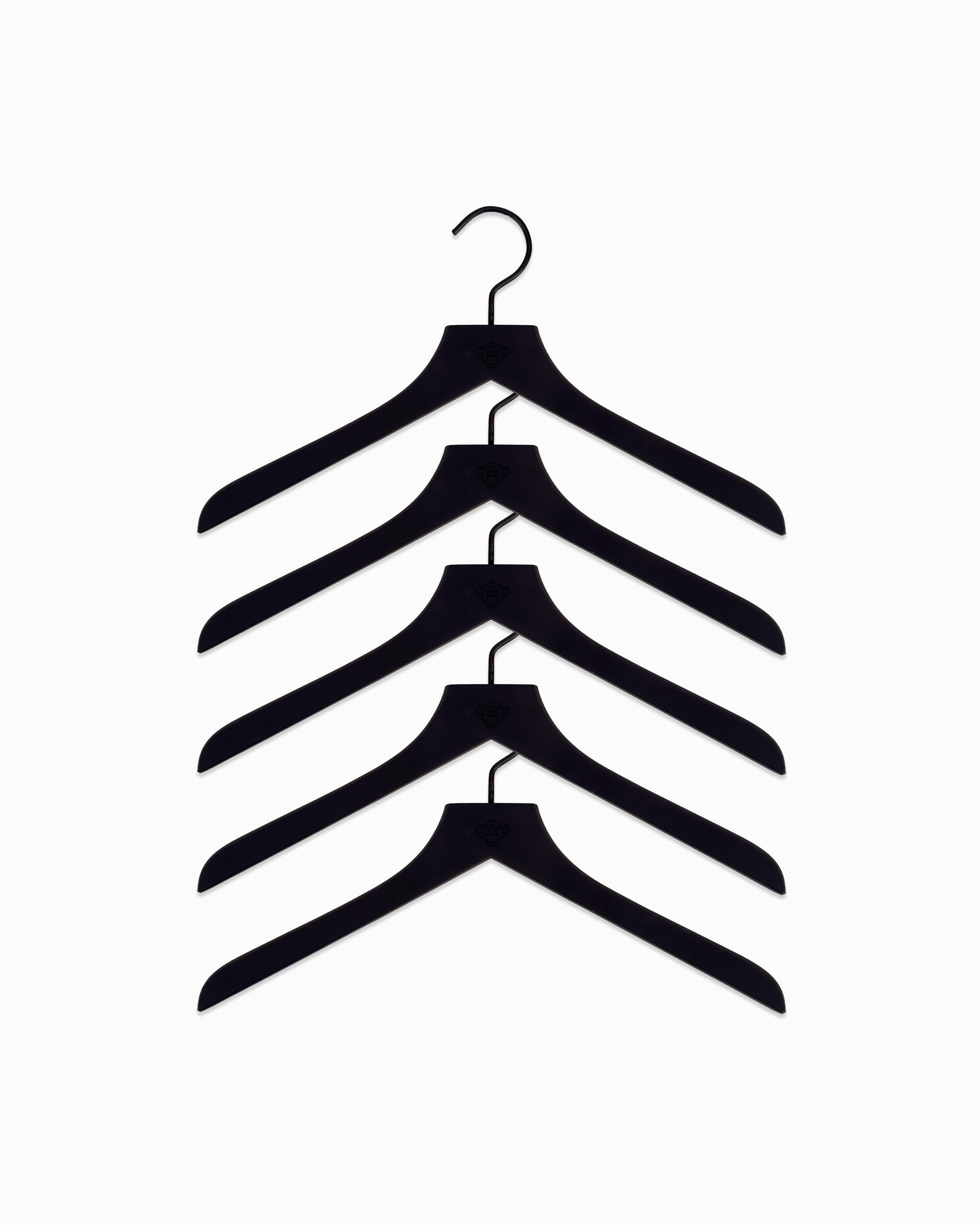5er-Pack Kleiderbügel für Kinder | Schwarz