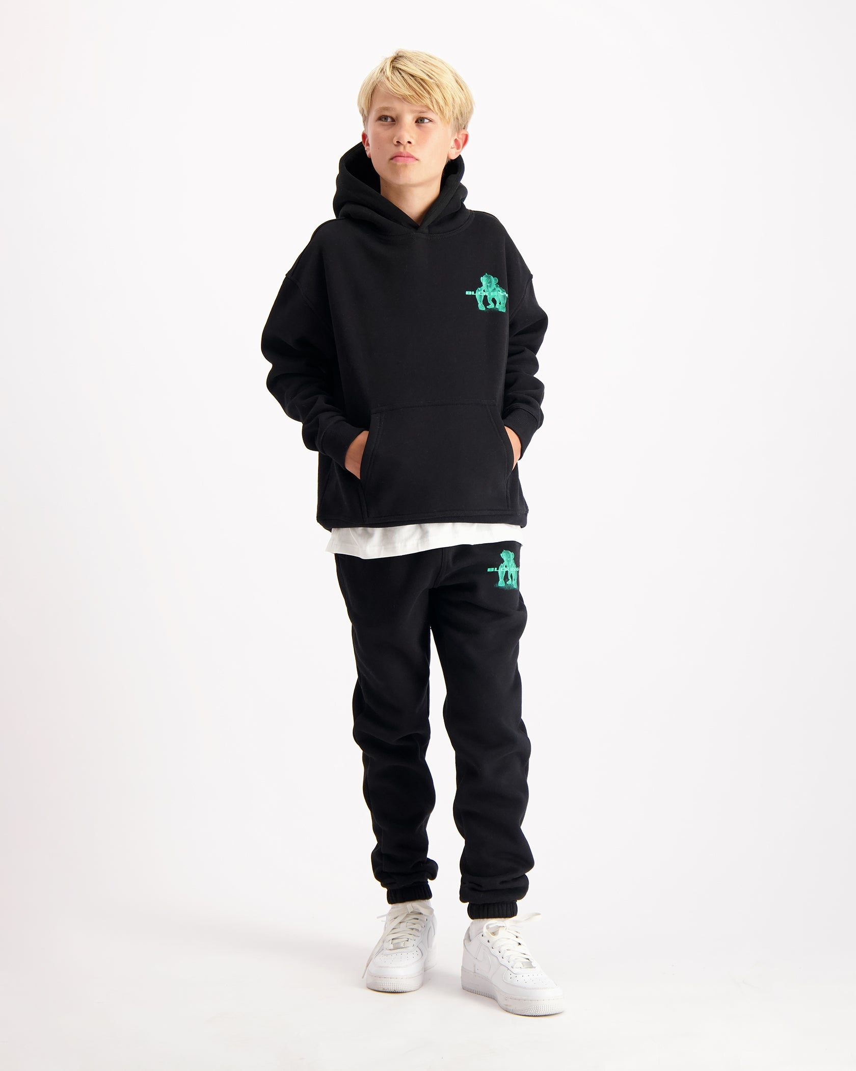 KIDS 3D XRAY SWEATSUIT | Black