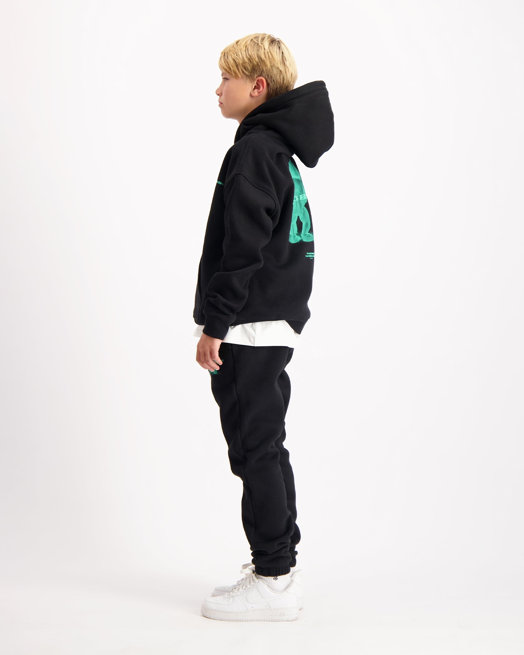 KIDS 3D XRAY SWEATSUIT | Black