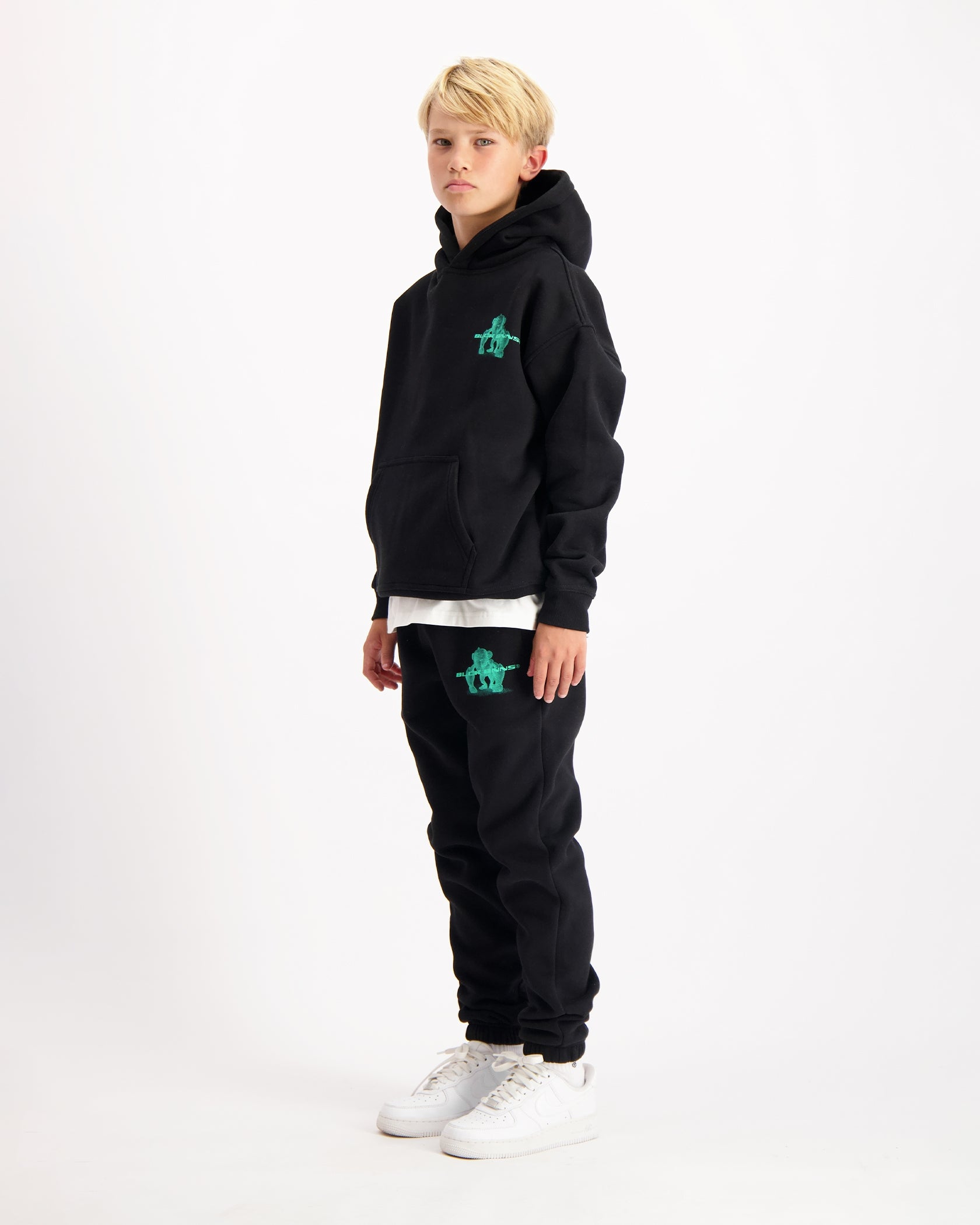 KIDS 3D XRAY SWEATSUIT | Black