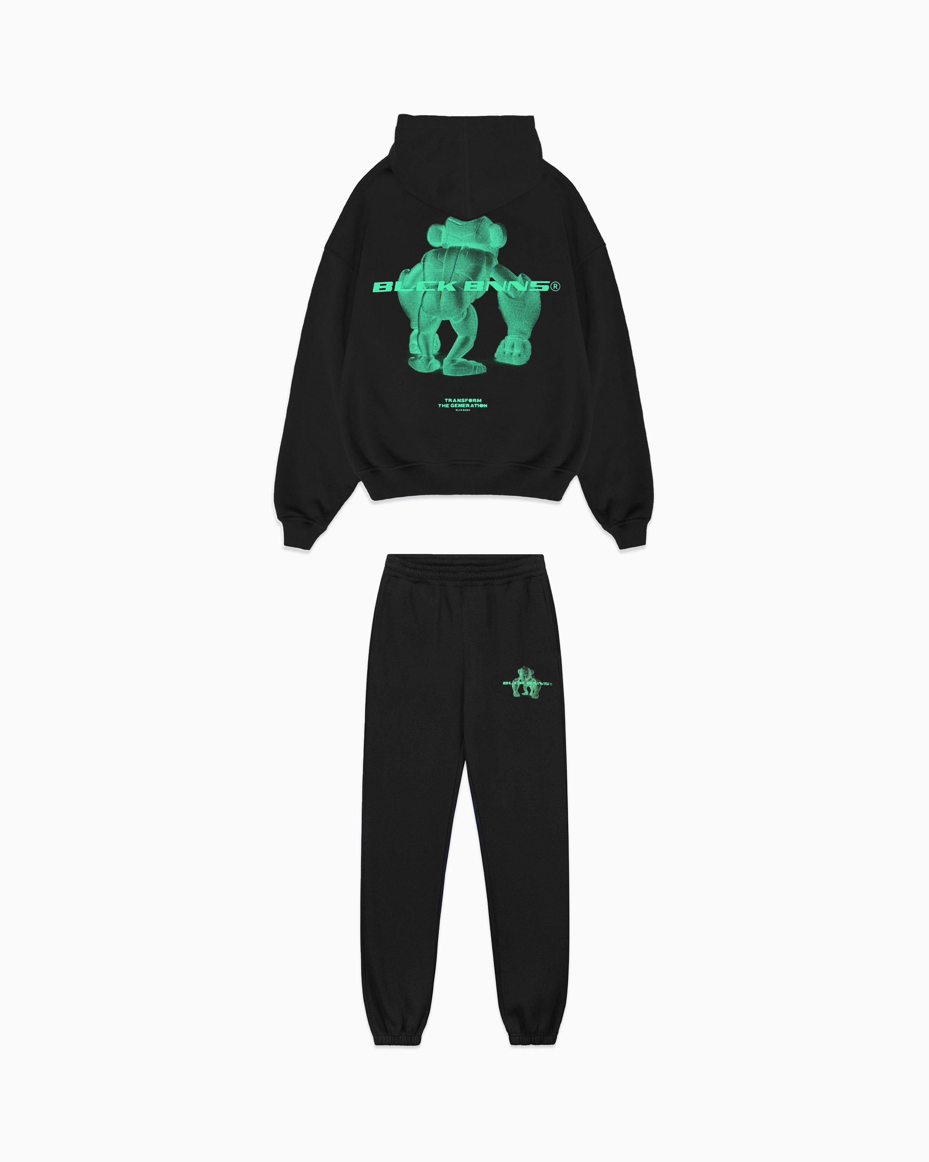 KIDS 3D XRAY SWEATSUIT | Black