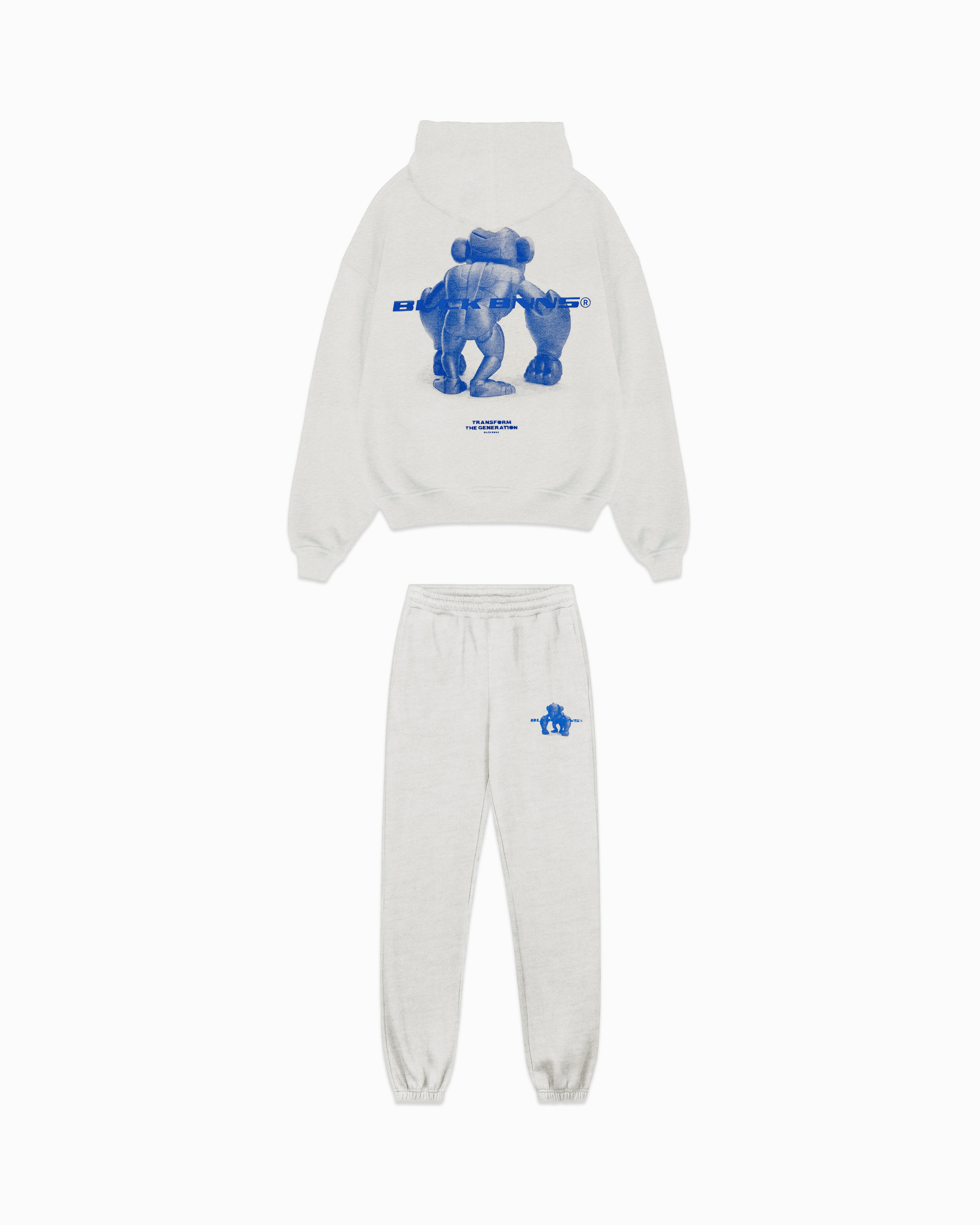 KIDS 3D XRAY SWEATSUIT | Melange Grey