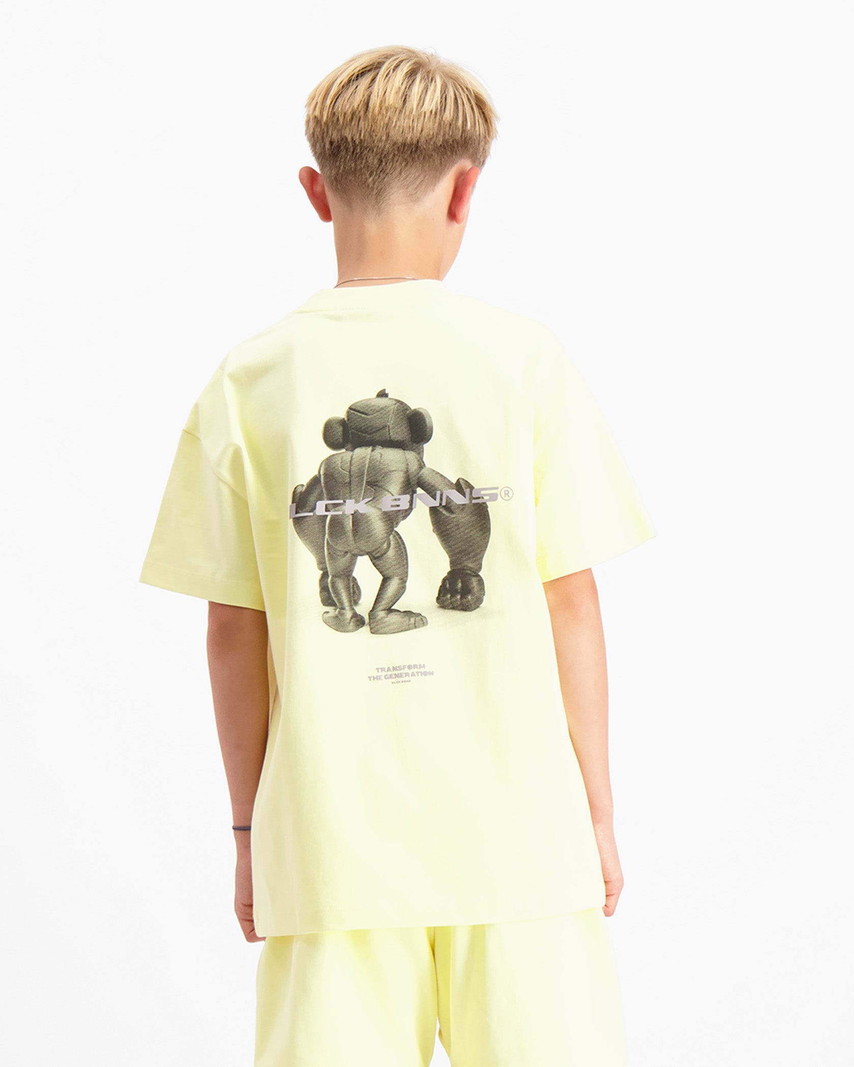 KIDS 3D CONVOY TWINSET | Yellow