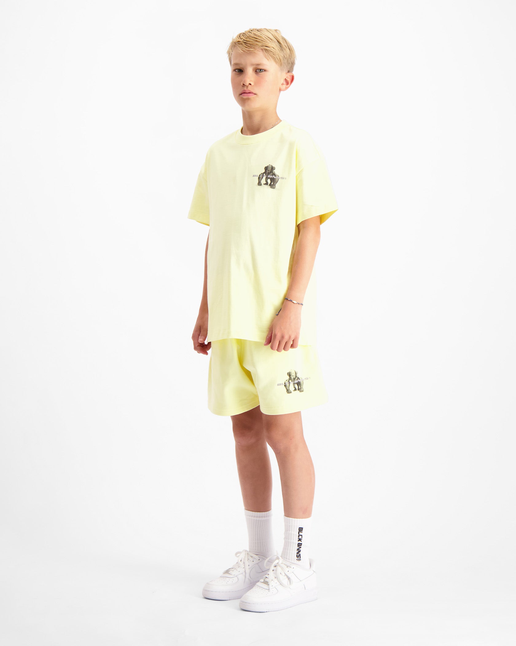 KIDS 3D CONVOY TWINSET | Yellow