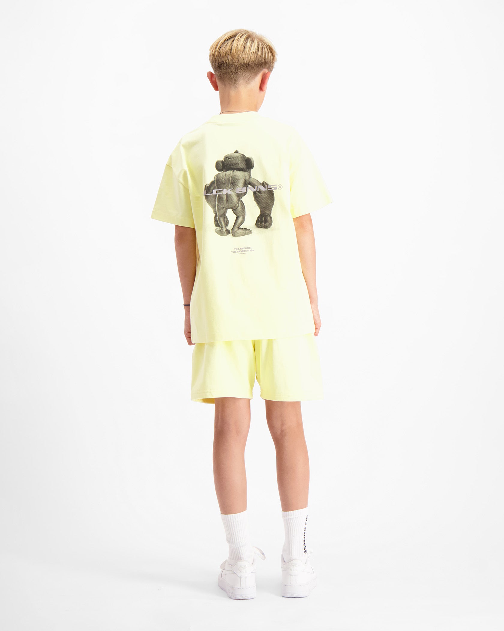 KIDS 3D CONVOY TWINSET | Yellow