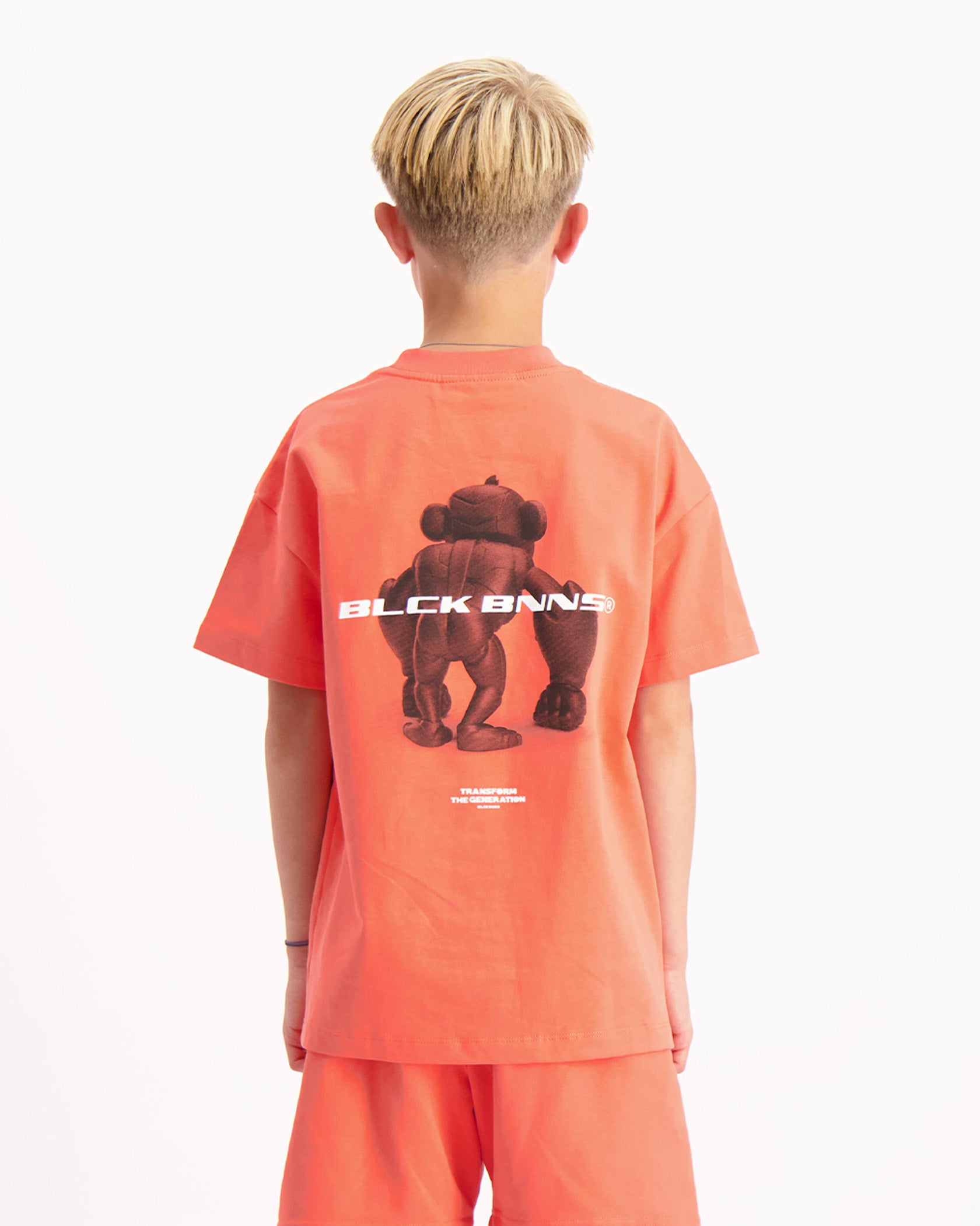 KIDS 3D CONVOY TWINSET | Salmon