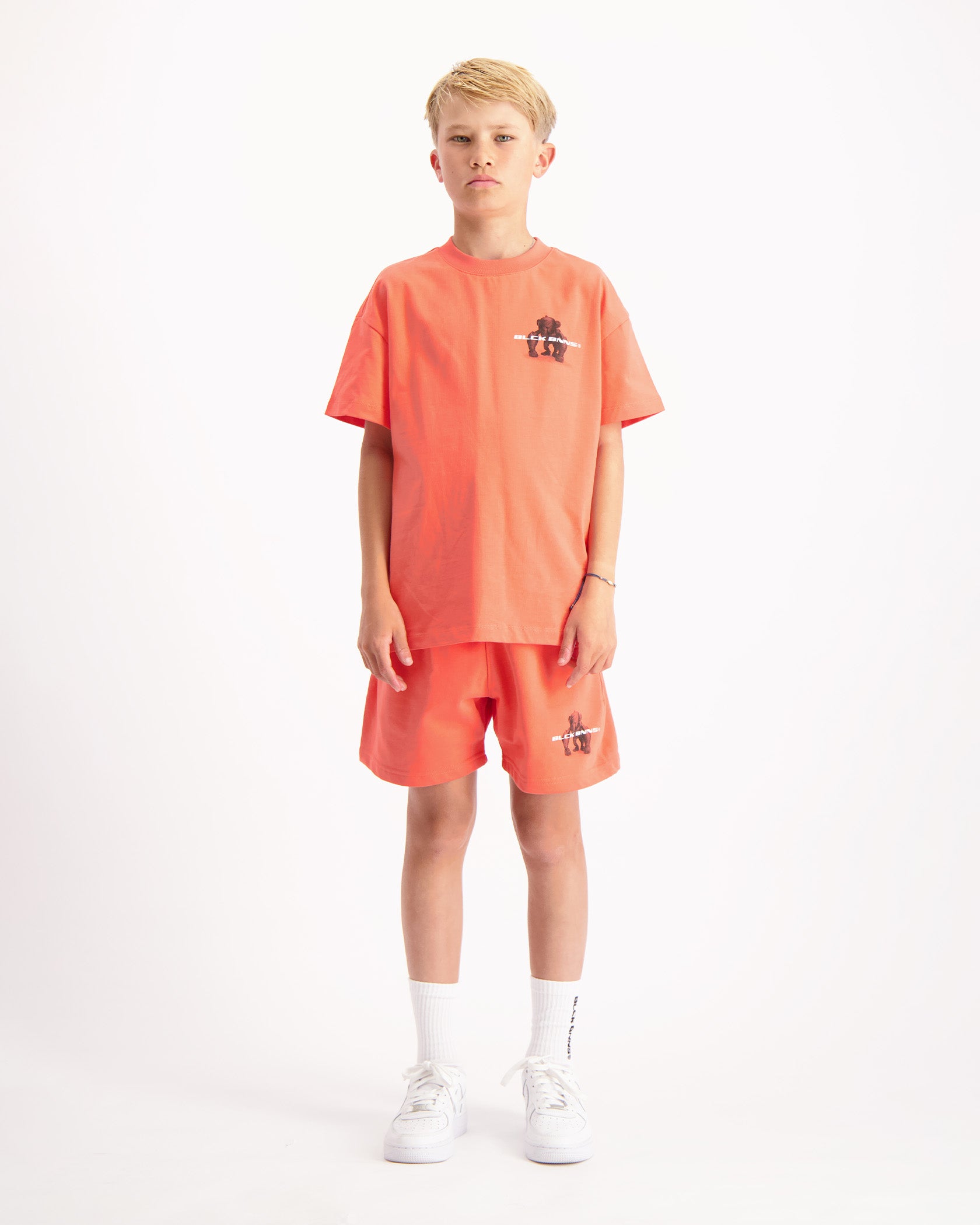 KIDS 3D CONVOY TWINSET | Salmon