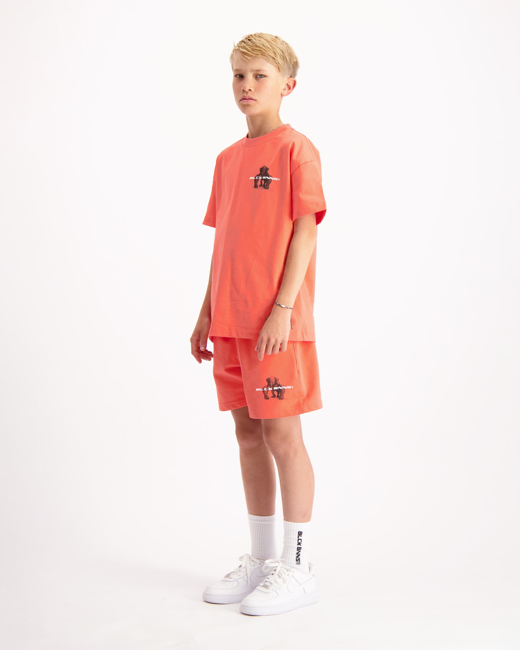 KIDS 3D CONVOY TWINSET | Salmon