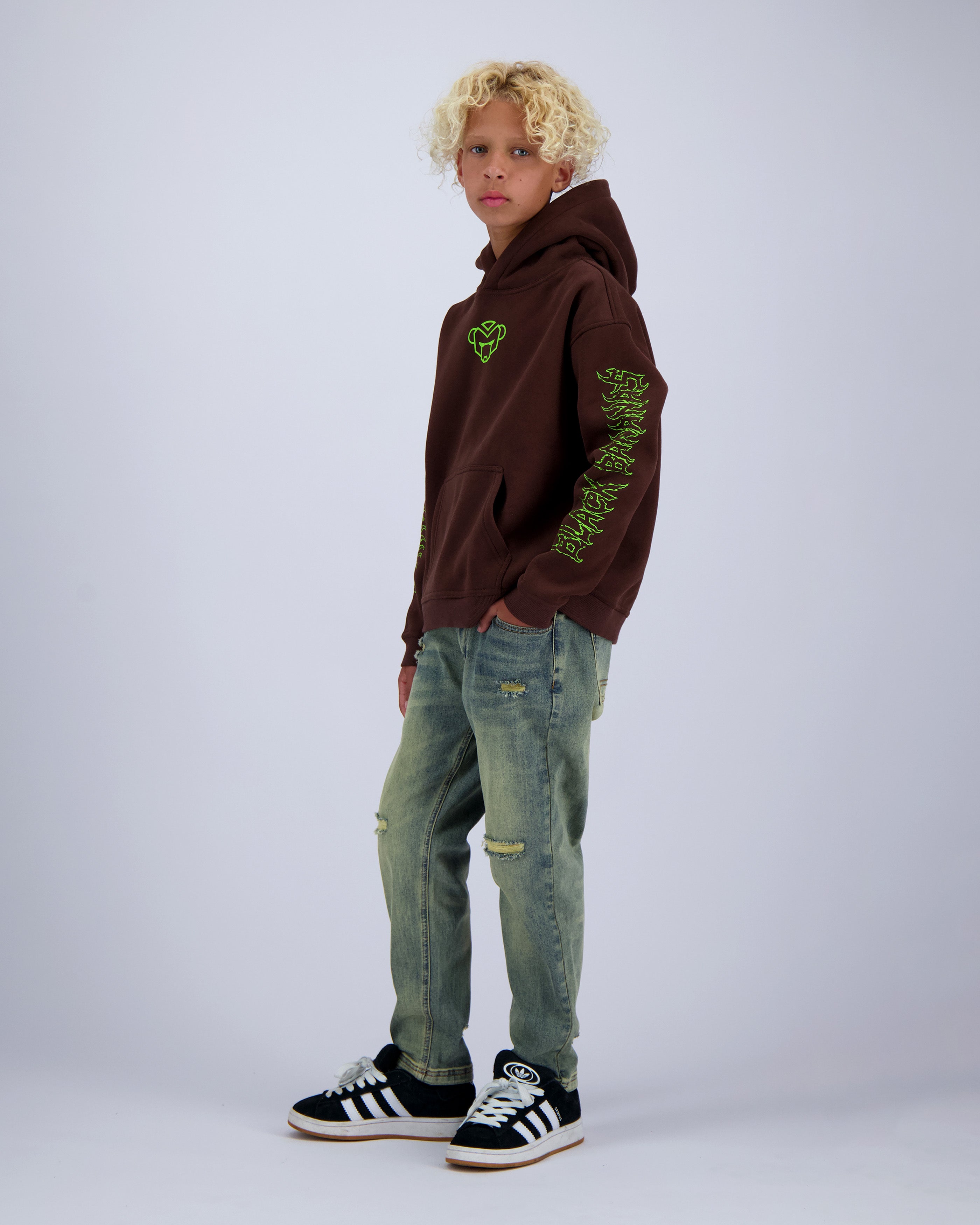 KIDS BMX HOODIE | Brown