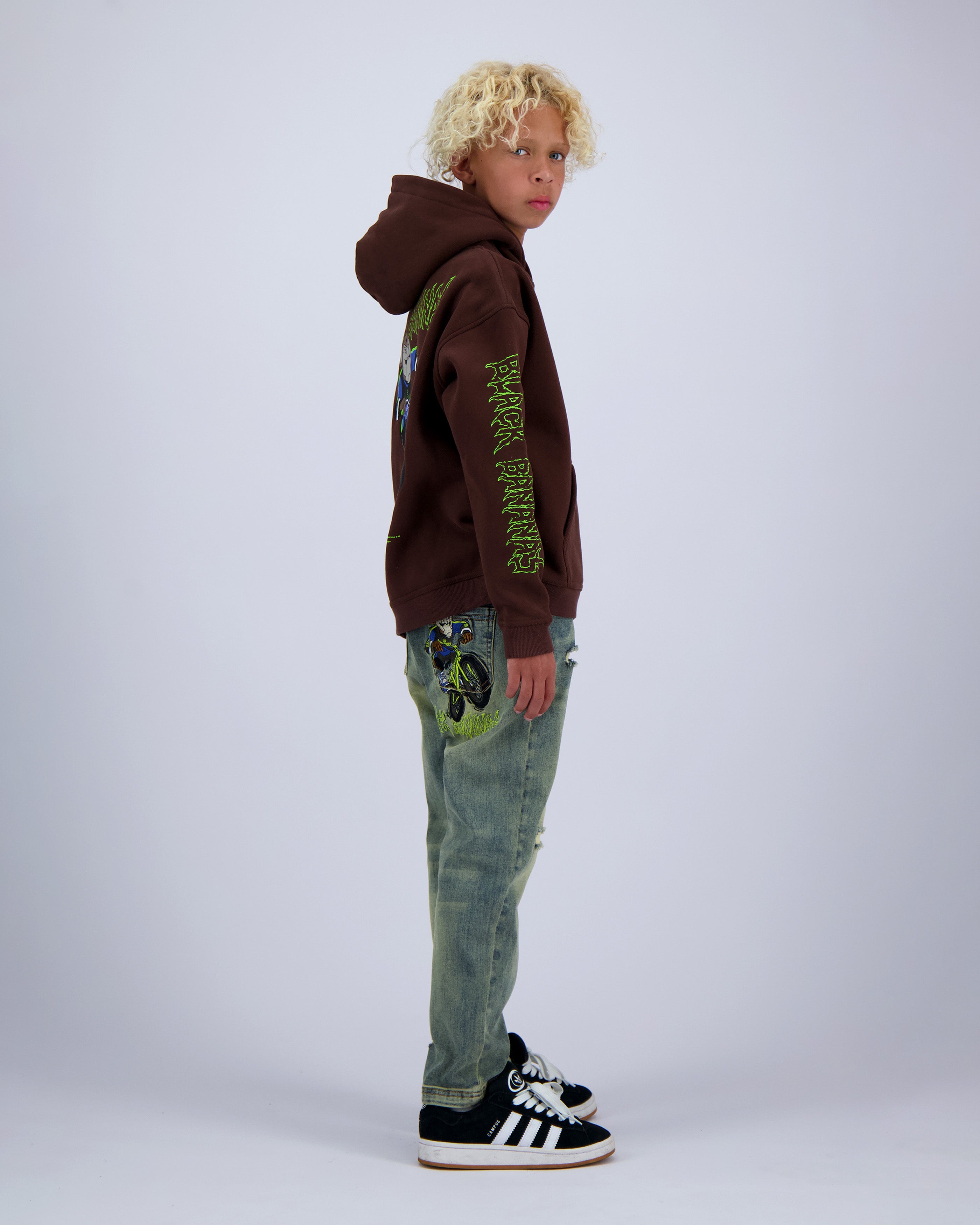 KIDS BMX HOODIE | Brown