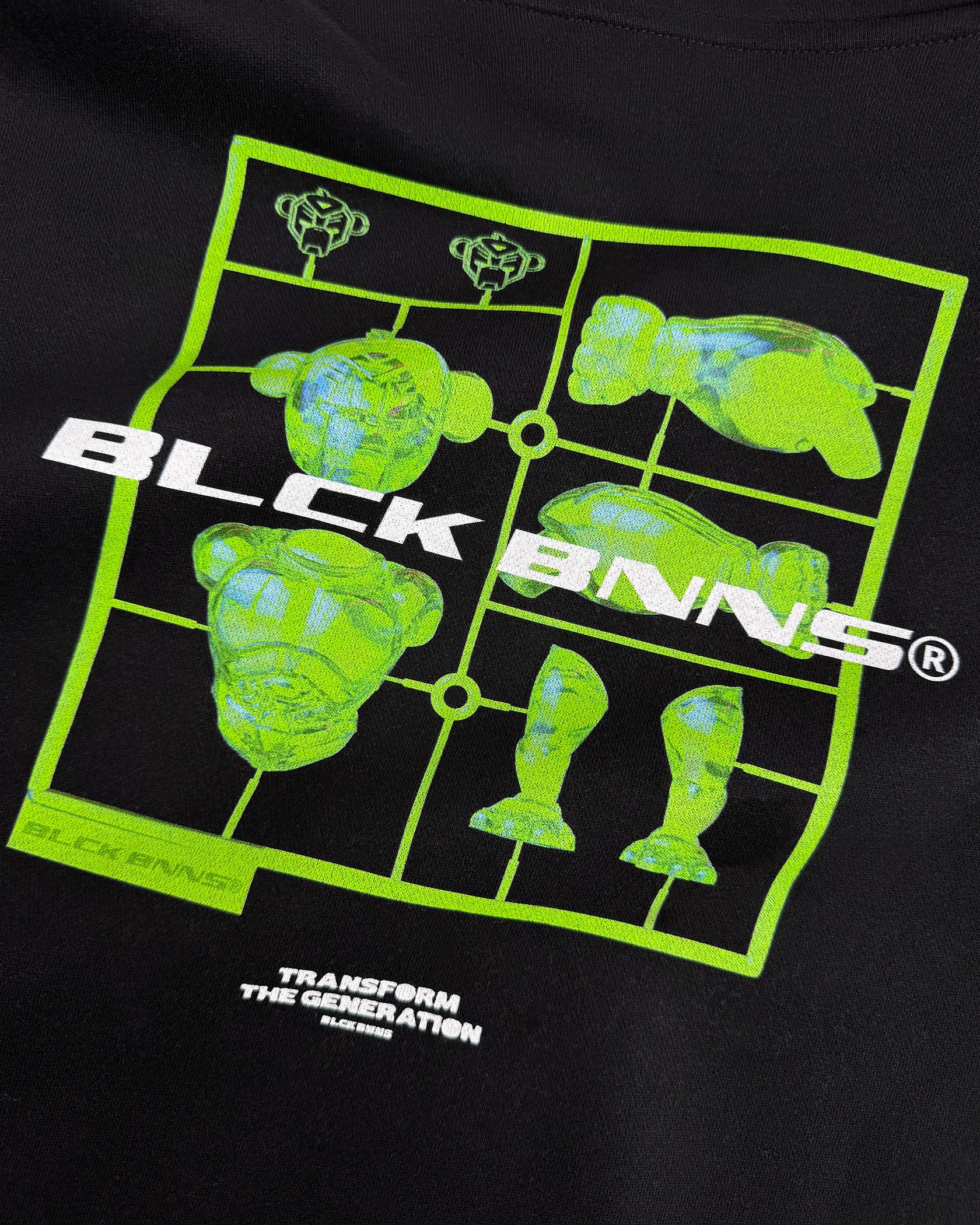 KIDS ACTION FIGURE HOODIE | Black