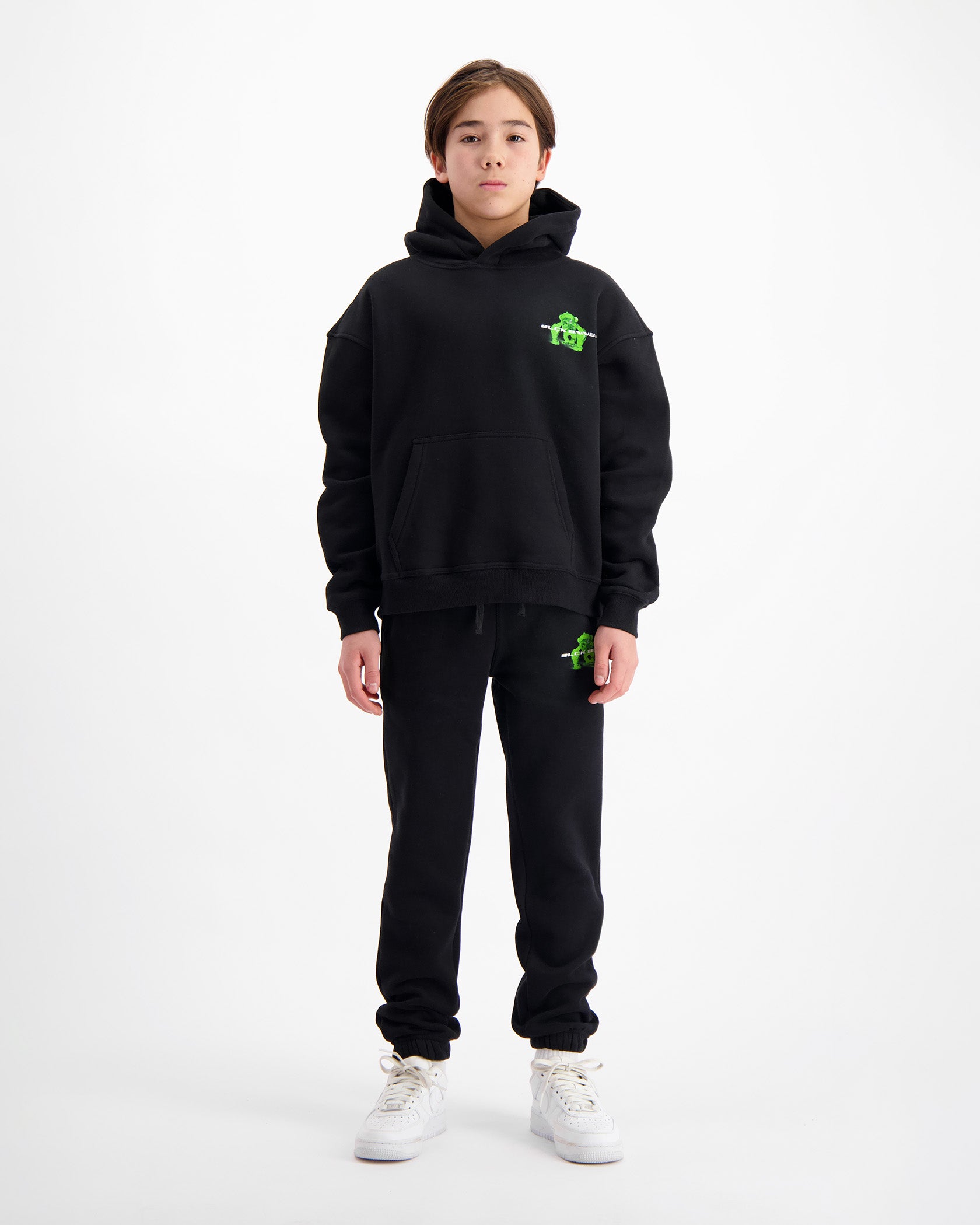 KIDS ACTION FIGURE SWEATSUIT | Black