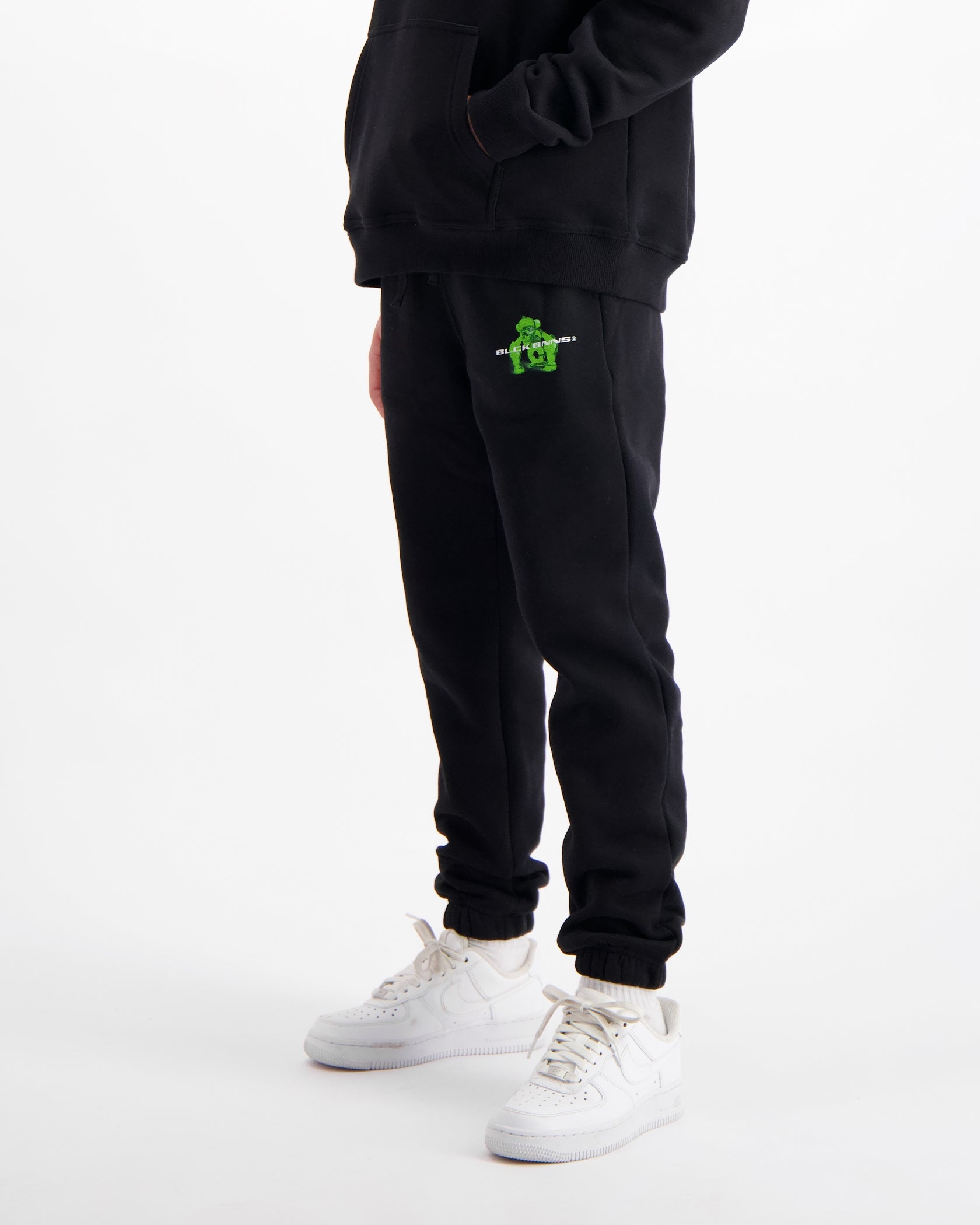KIDS ACTION FIGURE SWEATPANTS | Black
