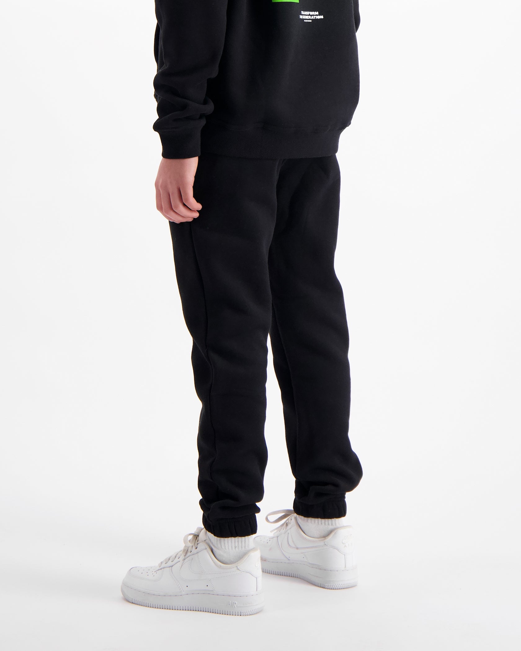 KIDS ACTION FIGURE SWEATPANTS | Black