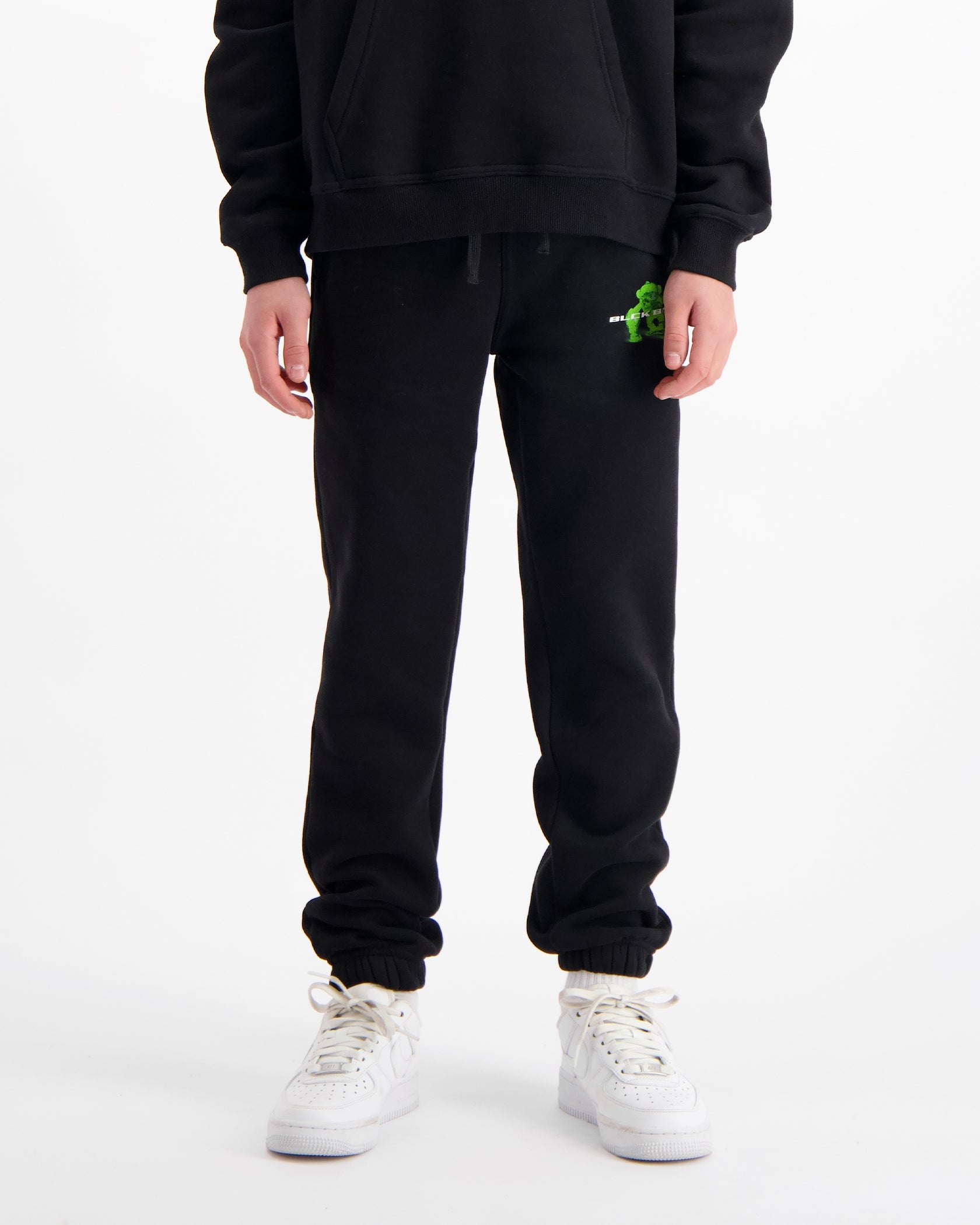 KIDS ACTION FIGURE SWEATPANTS | Black
