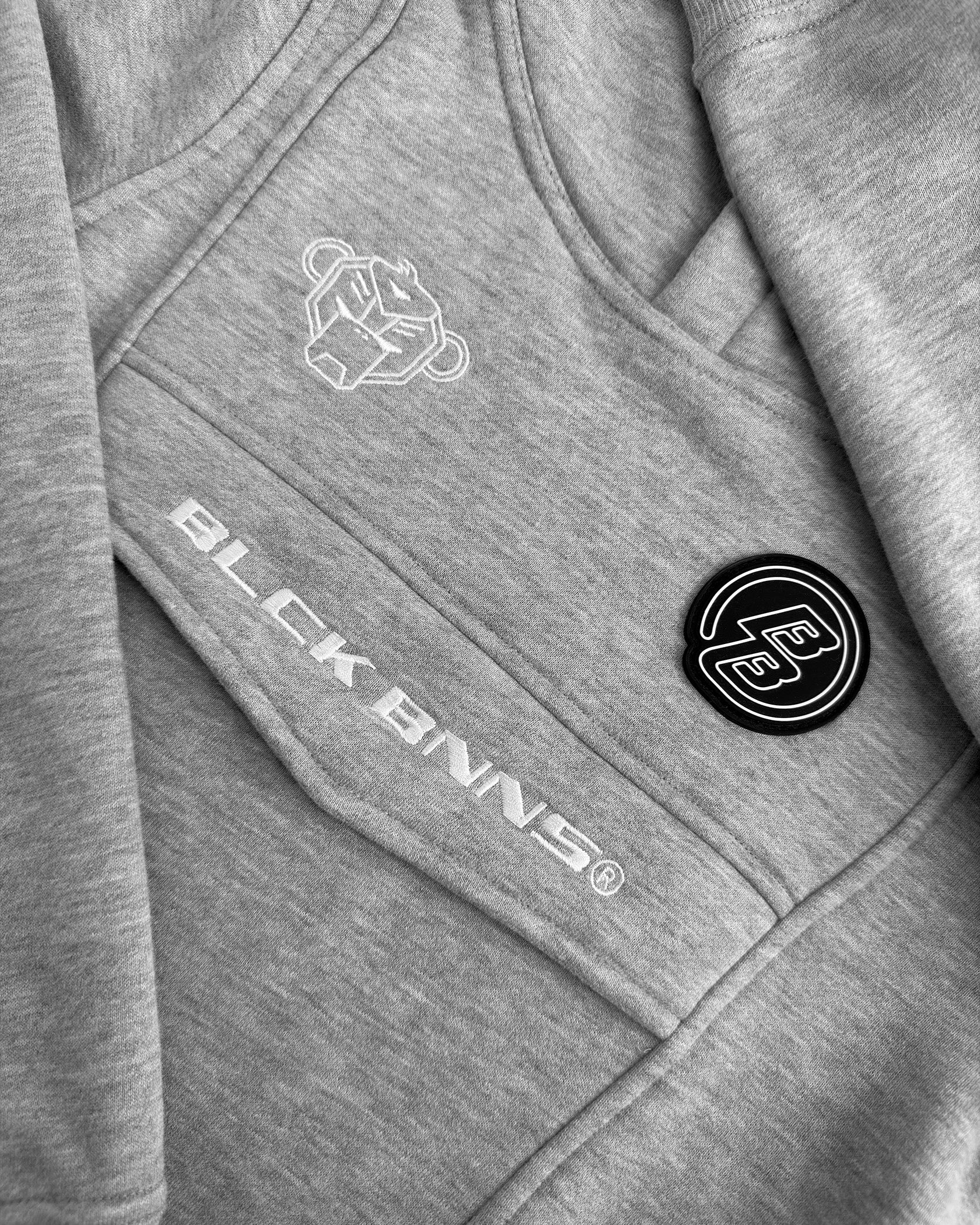 KIDS ANORAK HOODIE | Melange Grey