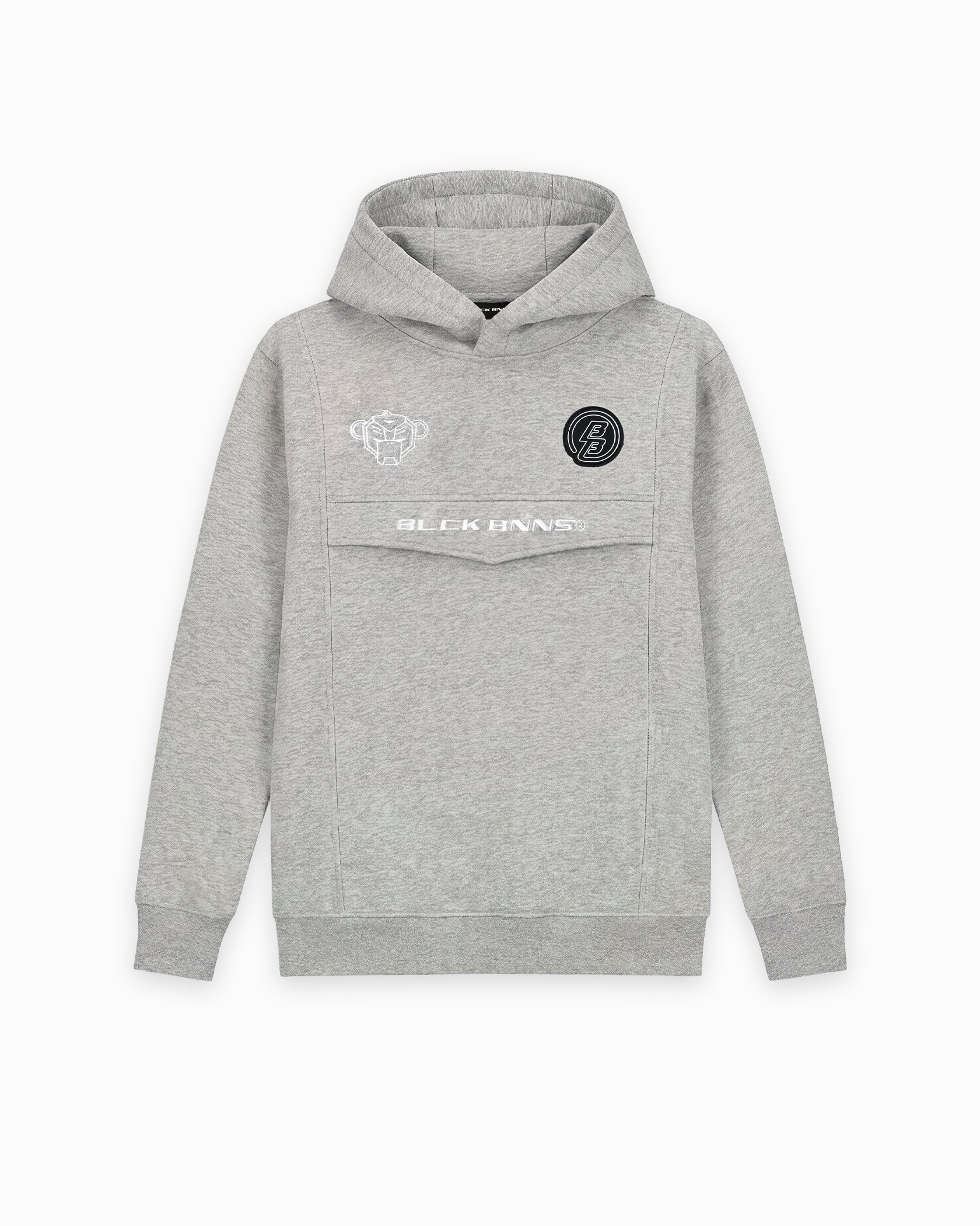 KIDS ANORAK HOODIE | Melange Grey
