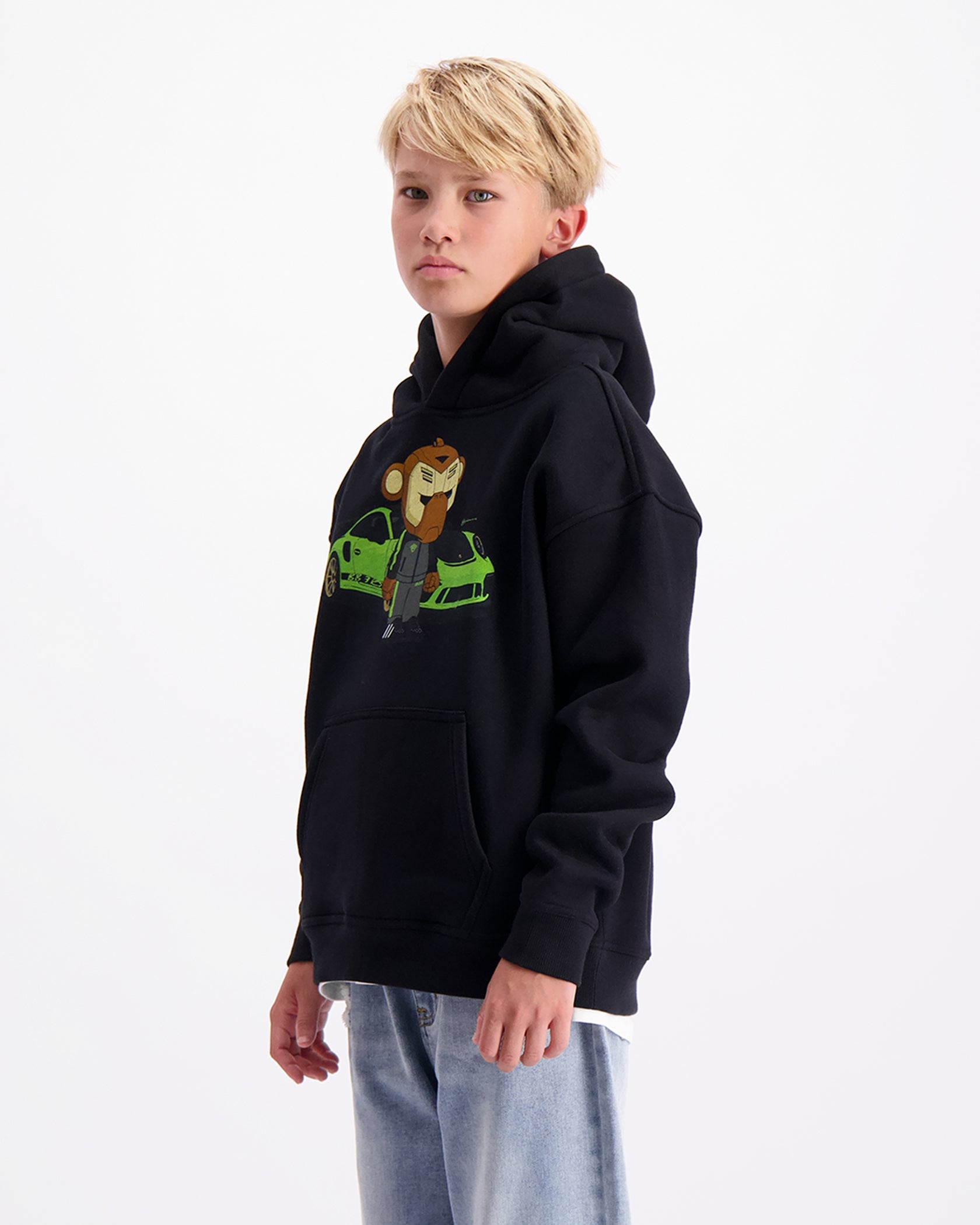 KIDS BB3 RS HOODIE | Black