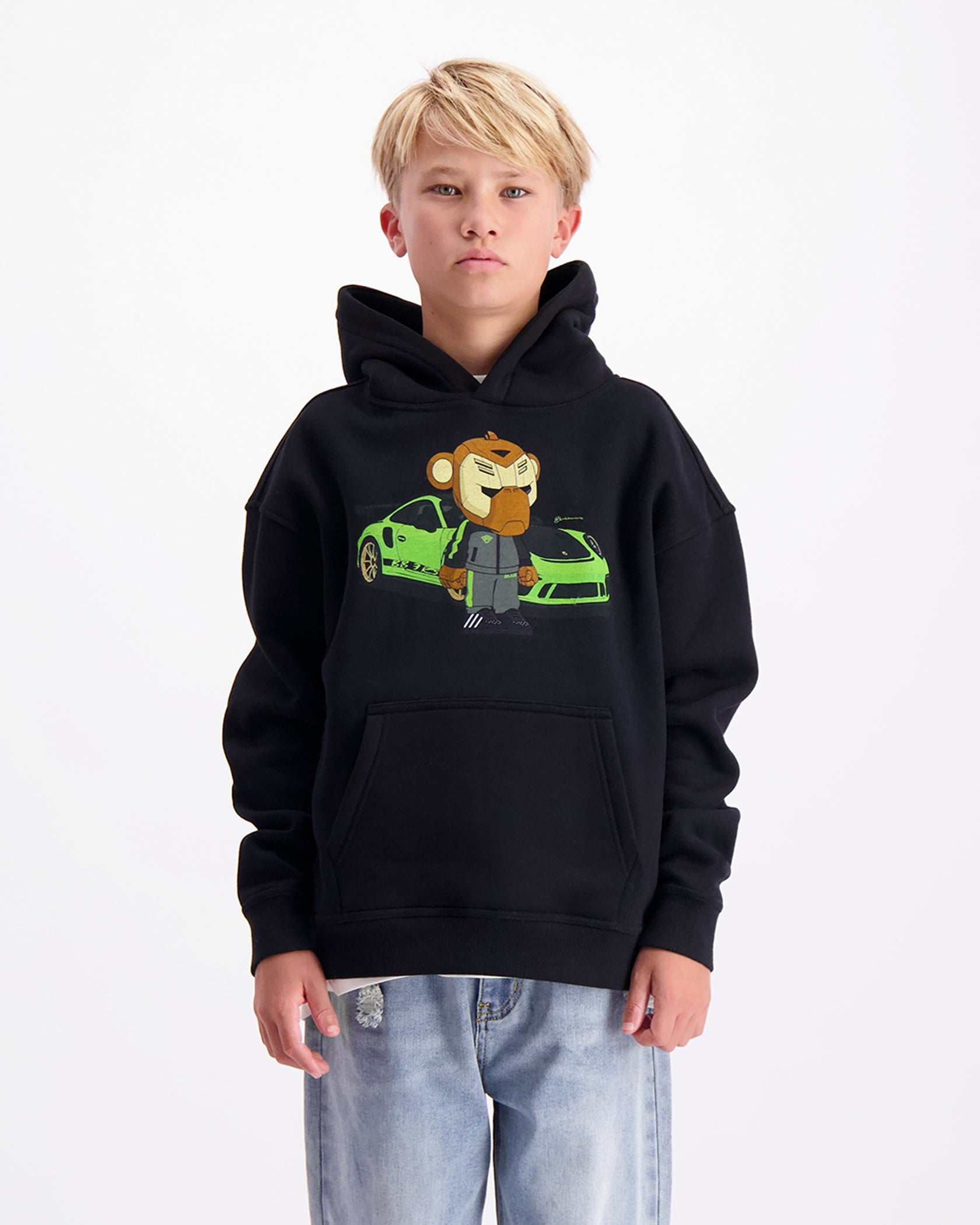 KIDS BB3 RS HOODIE | Black
