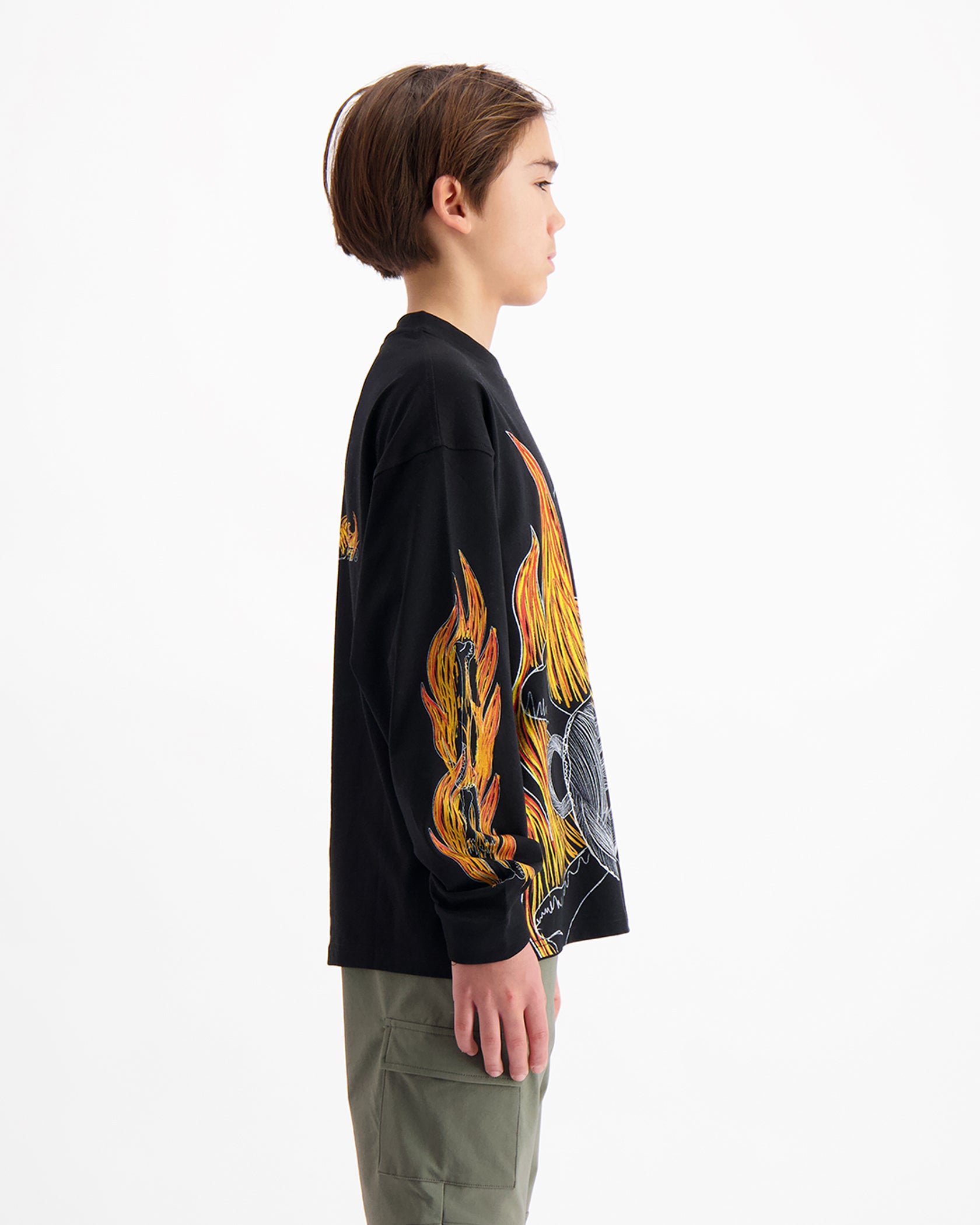 KIDS BLAZE LONGSLEEVE T-SHIRT | Black