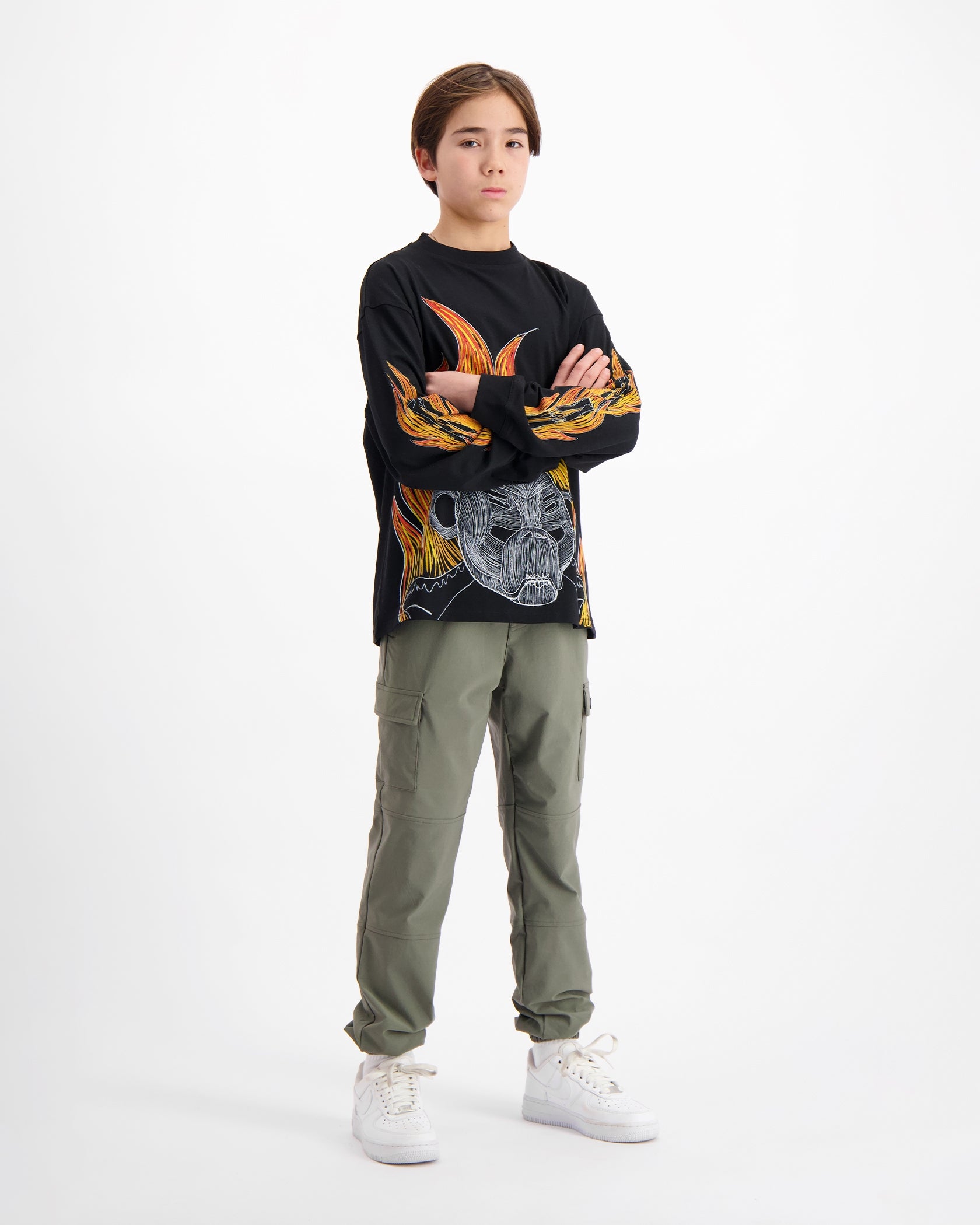 KIDS BLAZE LONGSLEEVE T-SHIRT | Black