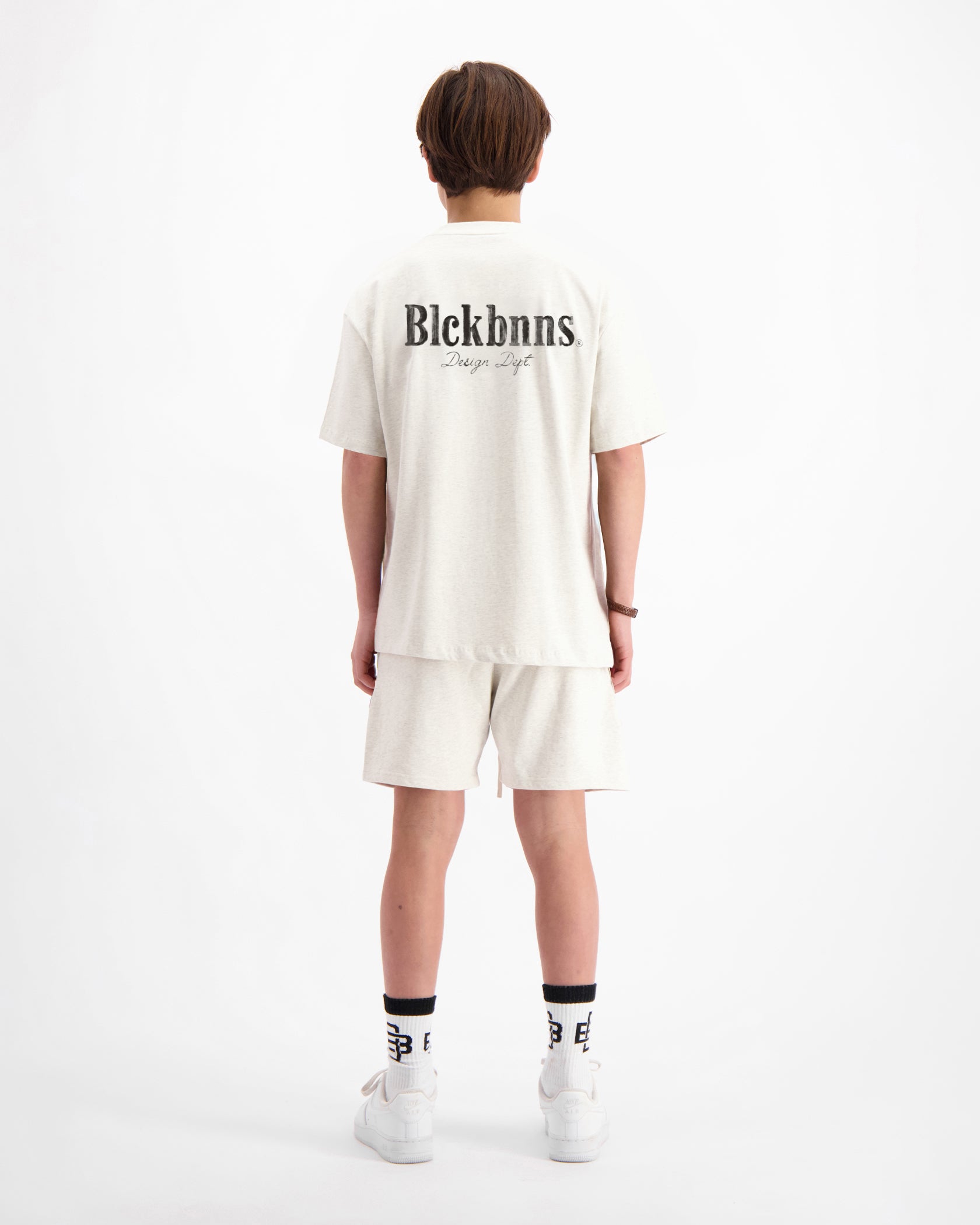 KIDS BRUSH TWINSET | Melange Grey