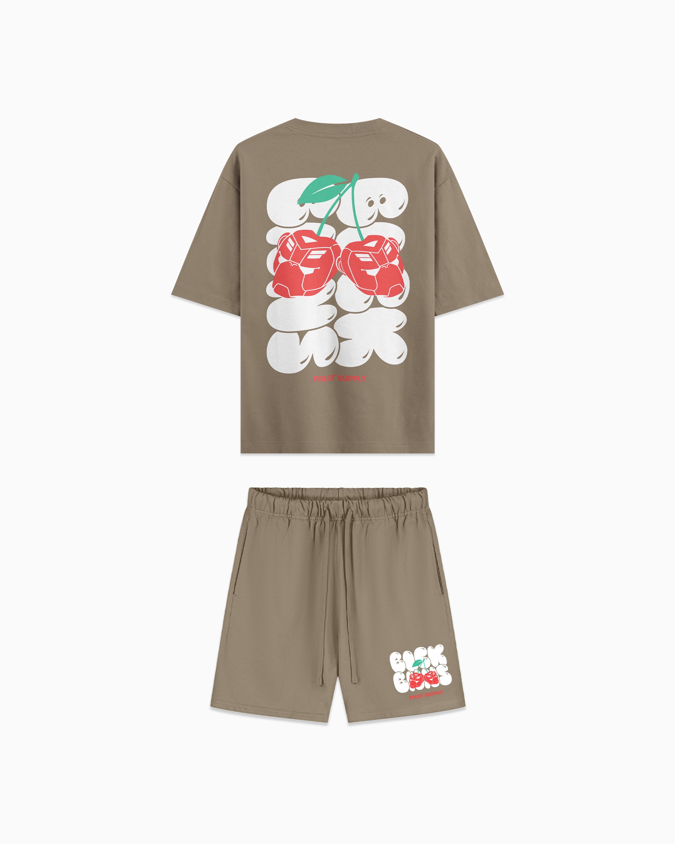 KIDS CHERRY SUPPLY TWINSET  Bruin