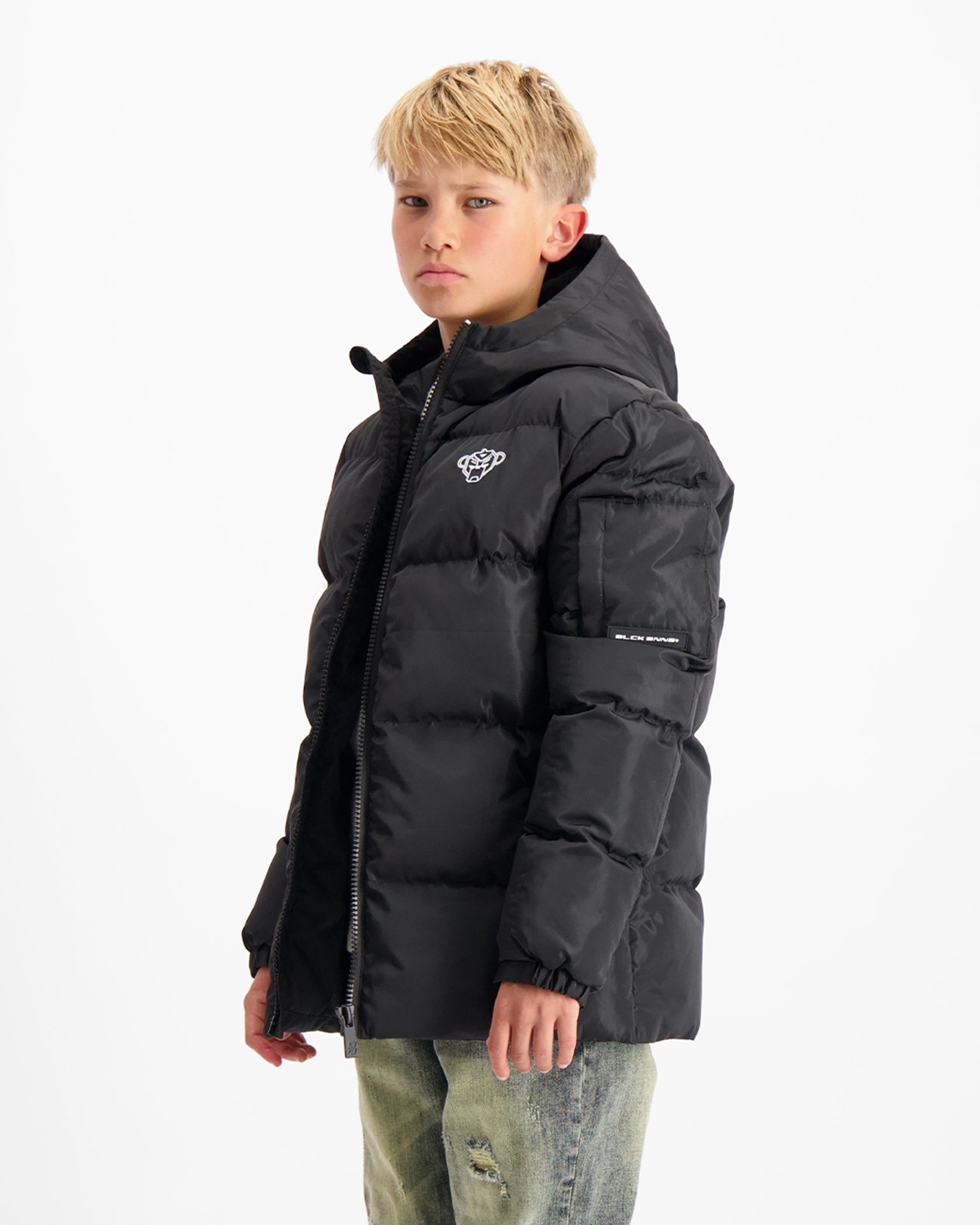 KIDS CONVOY PUFFER JACKET | Black