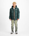 KIDS CONVOY PUFFER JACKET | Green