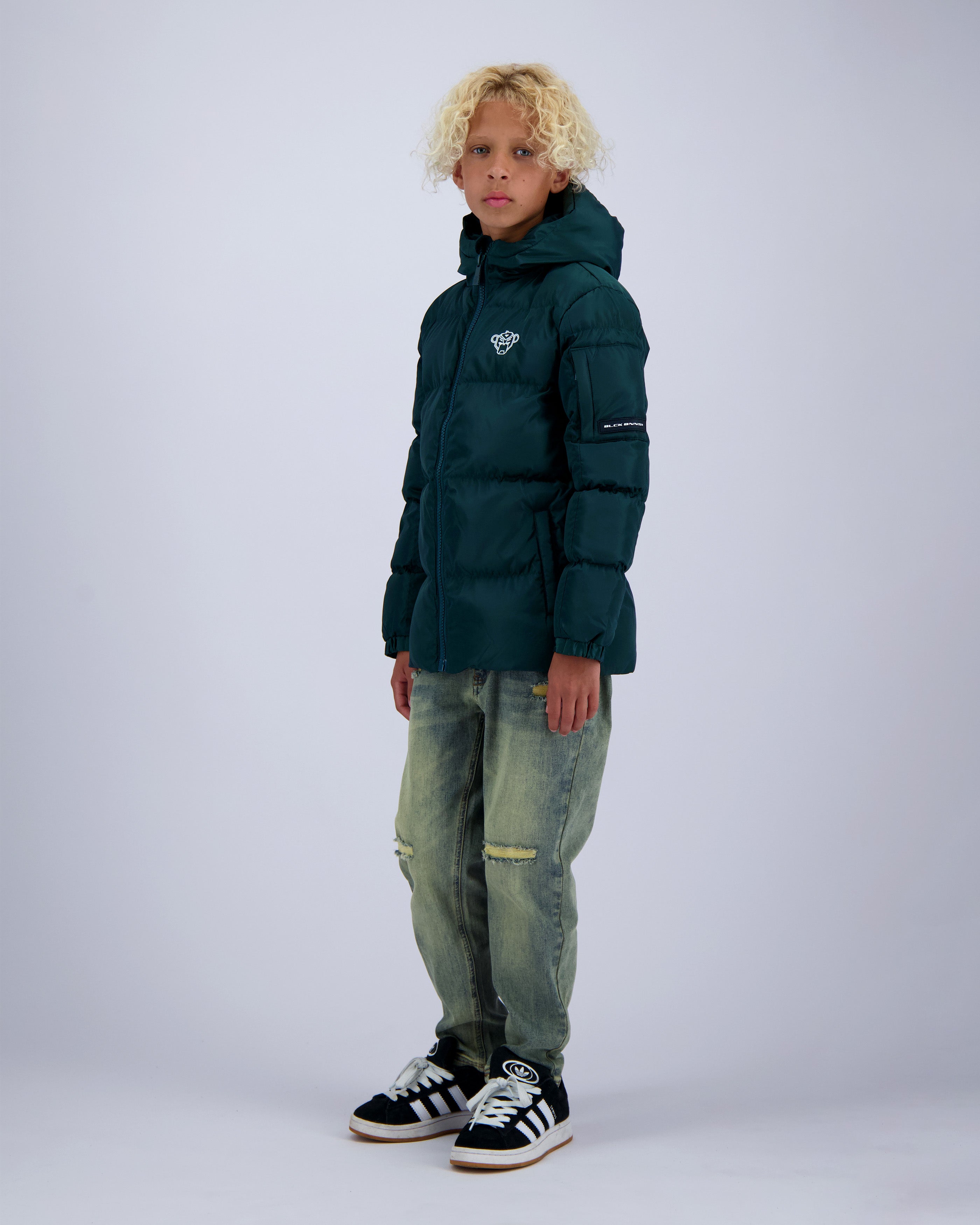 KIDS CONVOY PUFFER JACKET | Green