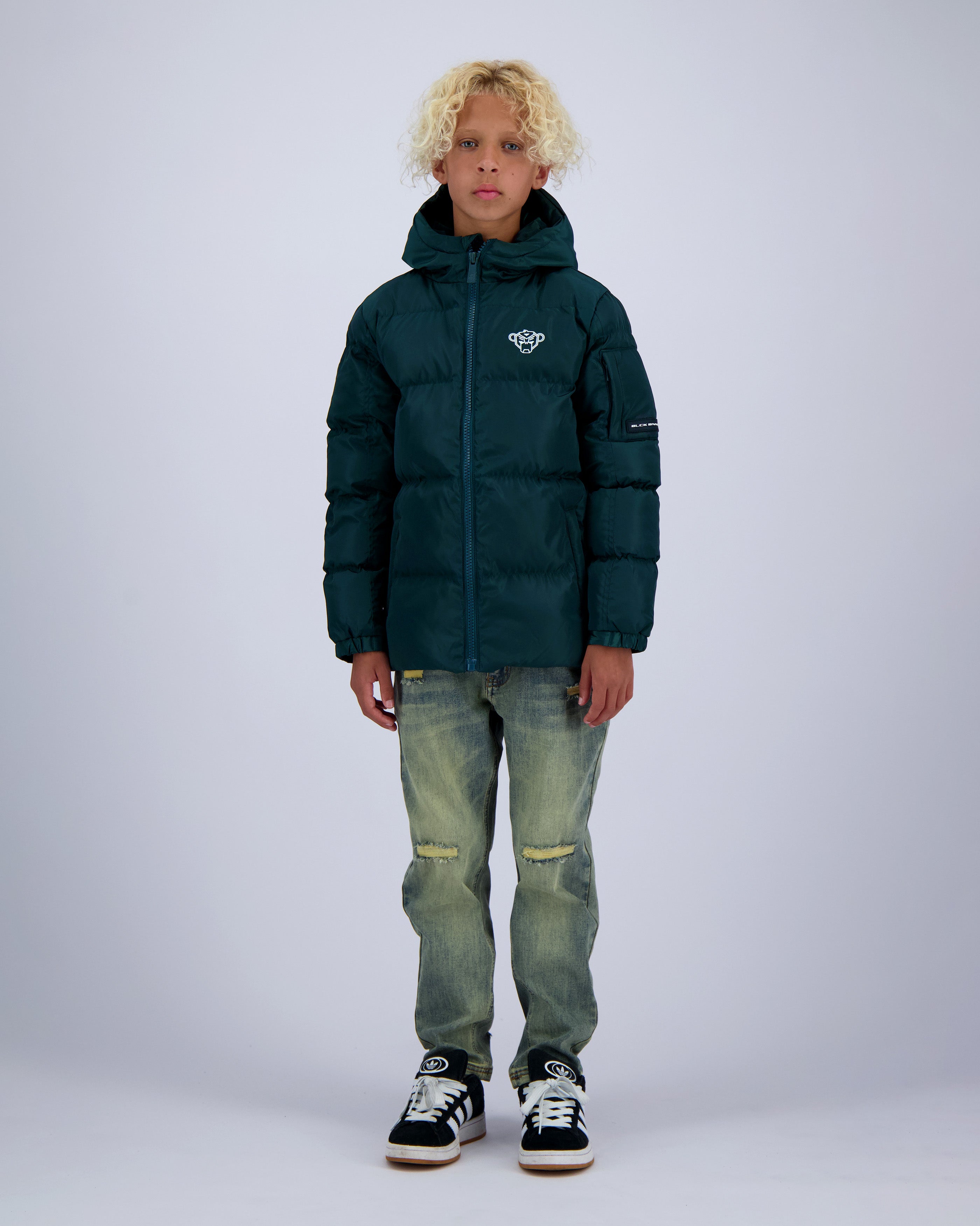 KIDS CONVOY PUFFER JACKET | Green