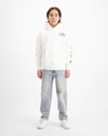 KIDS CRAYON HOODIE | White