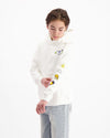 KIDS CRAYON HOODIE | White