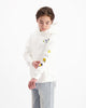 KIDS CRAYON HOODIE | White