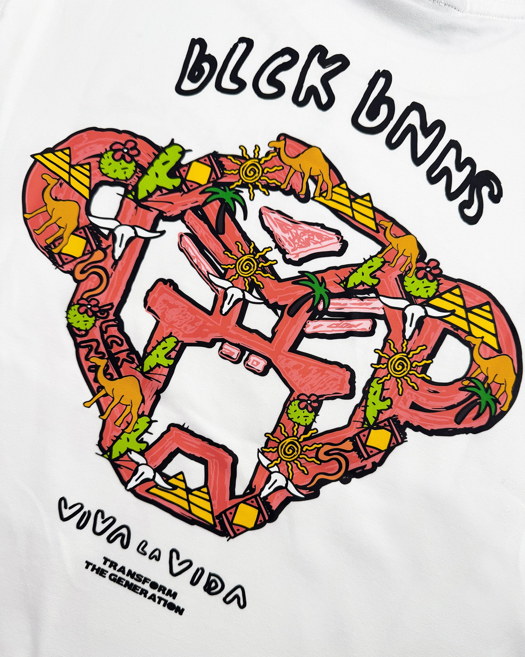 KIDS CRAYON T-SHIRT | White